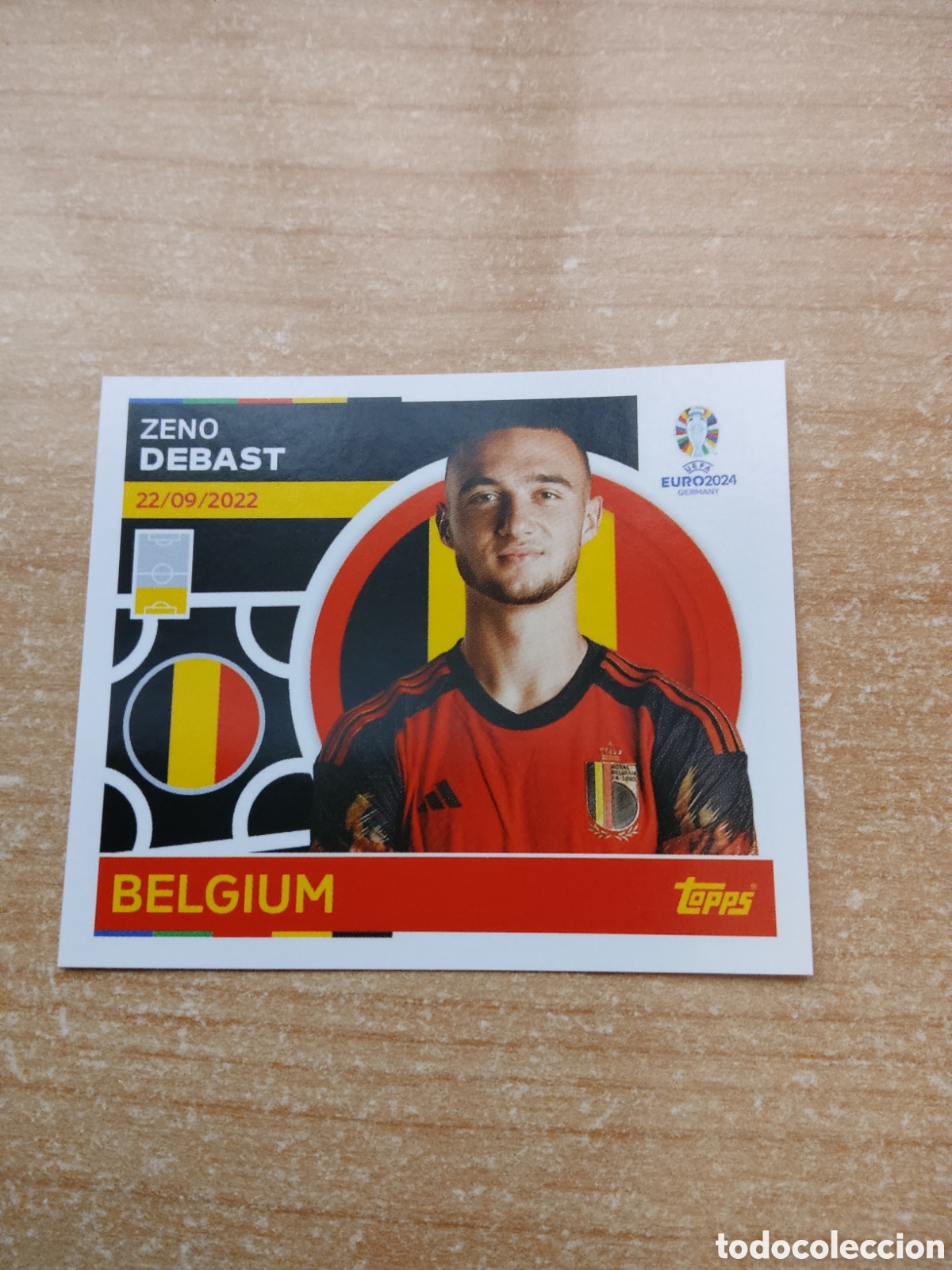 Cromos de f&uacute;tbol: 9 ZENO DEBAST BELGICA EURO 2024 TOPPS