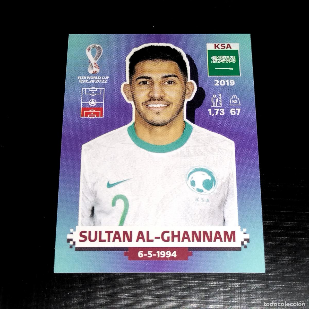 Cromos de Futebol: KSA 8 SULTAN AL-GHANNAM ARABIA SAUDI CROMOS STICKER MUNDIAL QTAR 22 2022 FIFA WORLD CUP PANINI