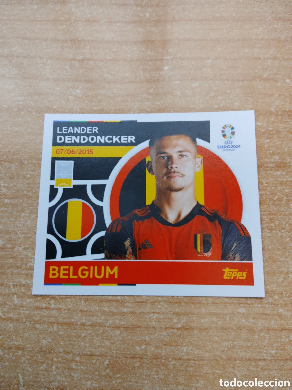 Cromos de f&uacute;tbol: 11 DENDONCKER BELGICA EURO 2024 TOPPS