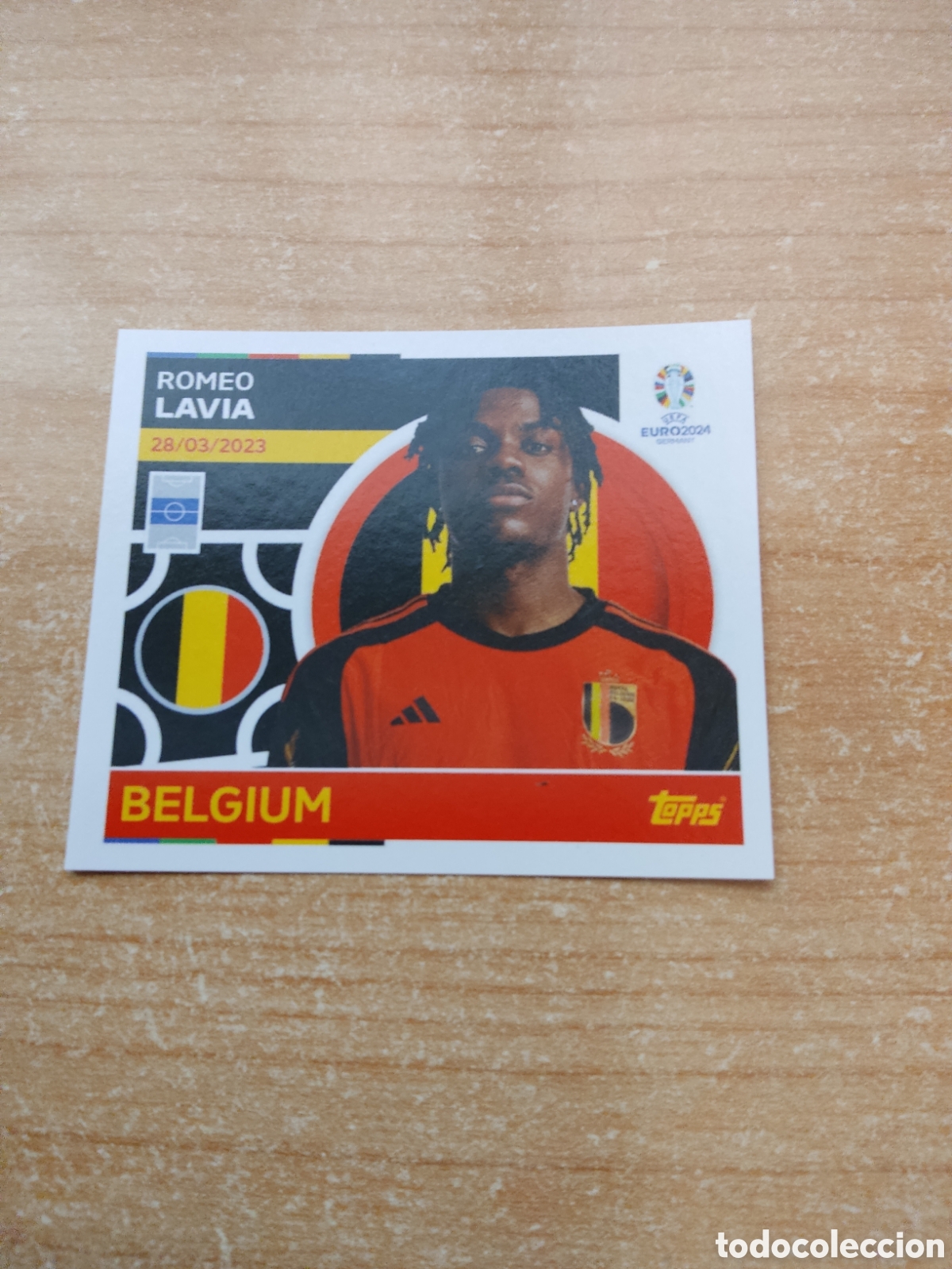 Cromos de f&uacute;tbol: 12 LAVIA BELGICA EURO 2024 TOPPS