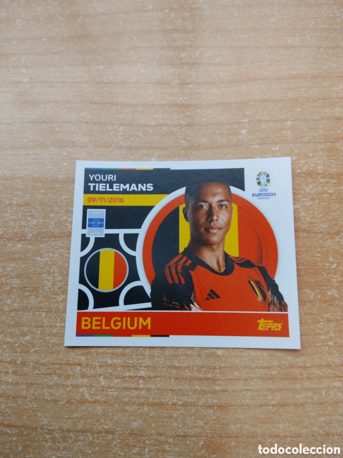 Cromos de f&uacute;tbol: 13 TIELEMANS BELGICA EURO 2024 TOPPS