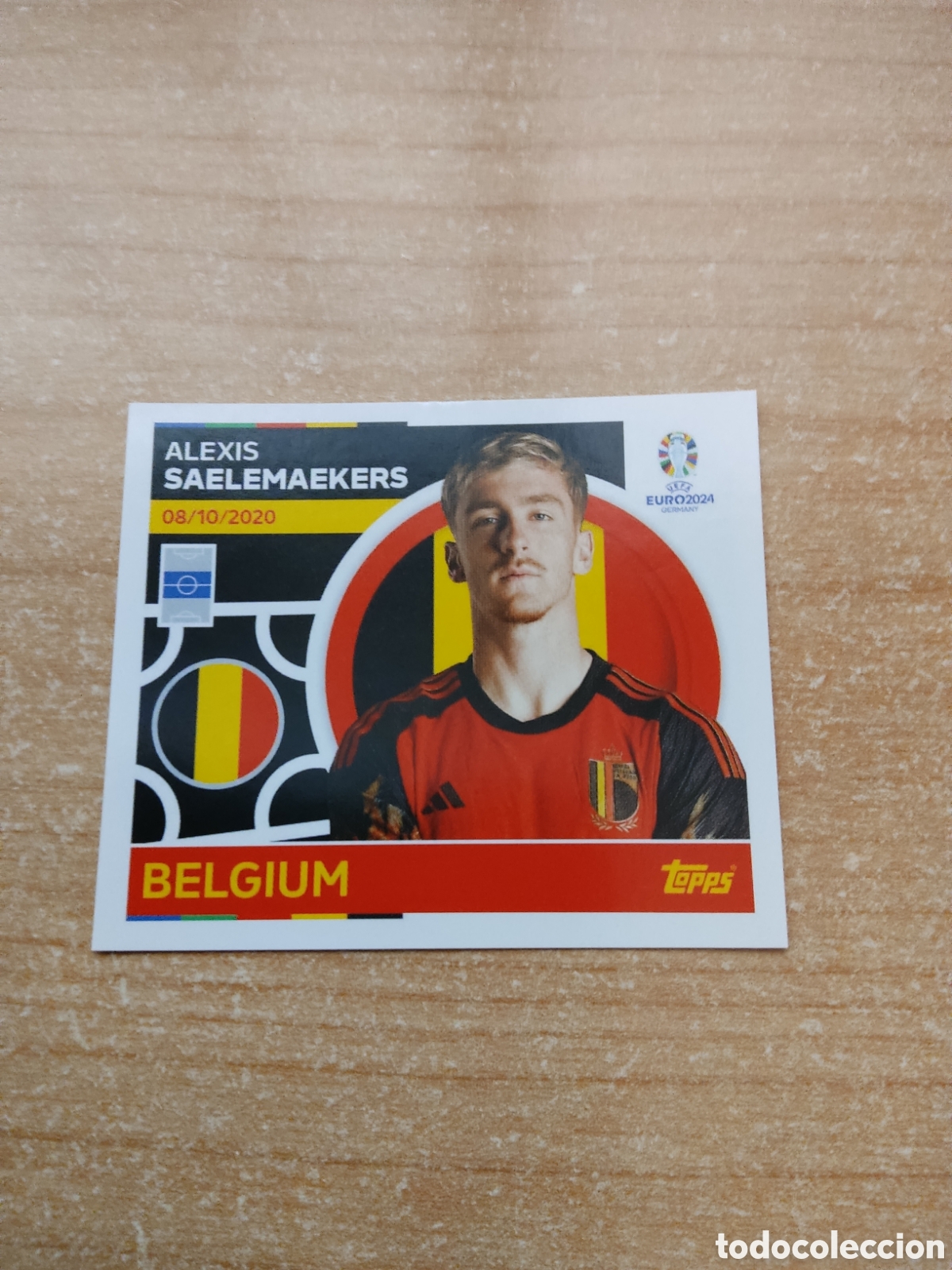 Cromos de f&uacute;tbol: 16 SAELEMAEKERS BELGICA EURO 2024 TOPPS