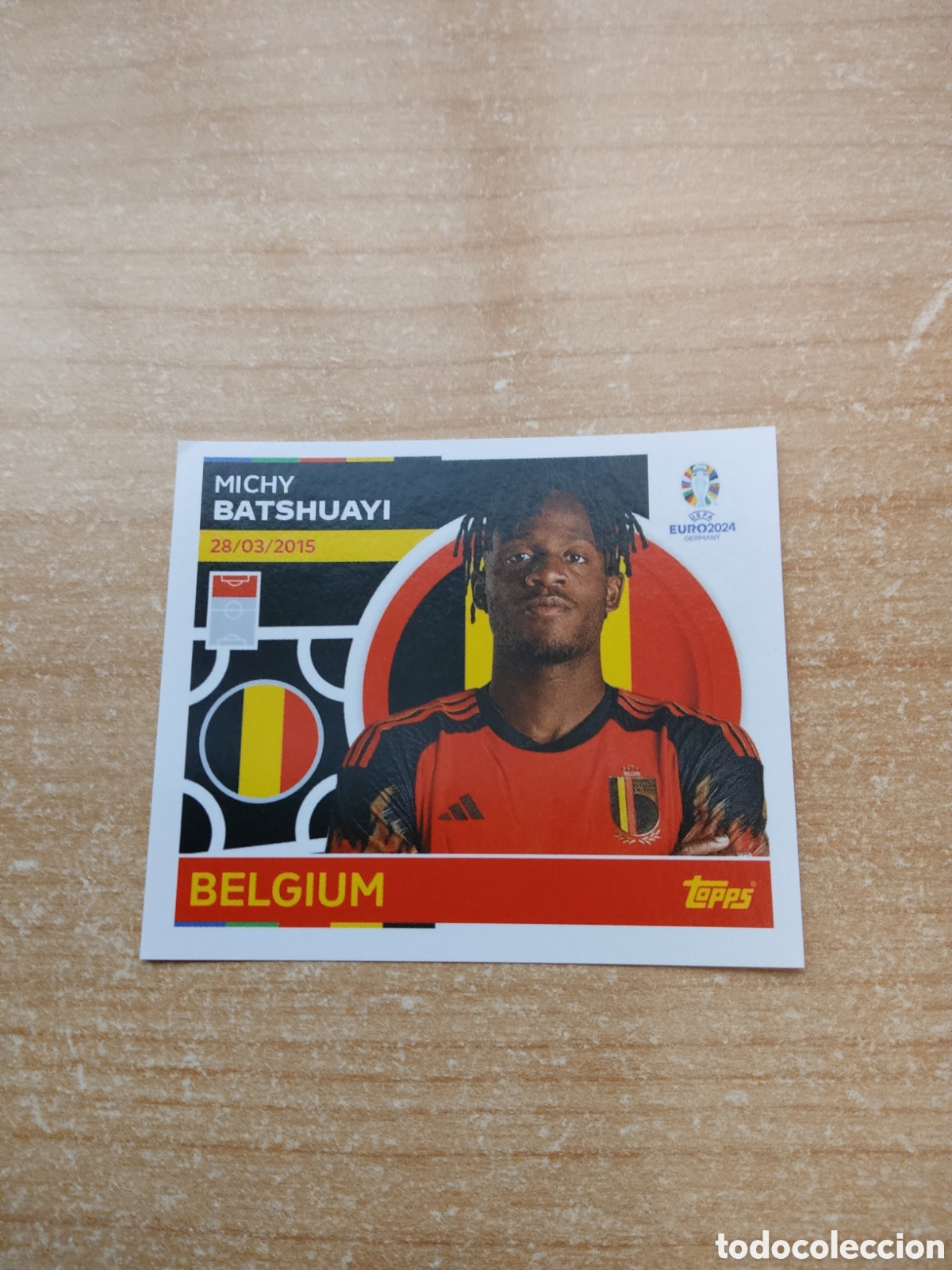Cromos de f&uacute;tbol: 20 BATSHUAYI BELGICA EURO 2024 TOPPS