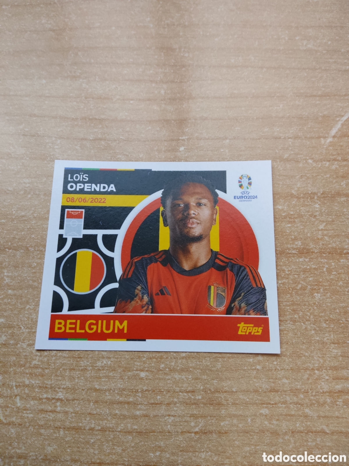 Cromos de f&uacute;tbol: 21 OPENDA BELGICA EURO 2024 TOPPS