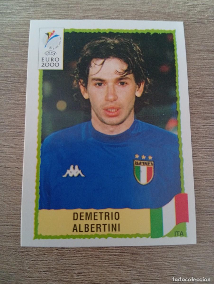 Cartes &agrave; collectionner de Football: DEMETRIO ALBERTINI 175 ITALIA EURO EUROCOPA 2000 00 PANINI NUNCA PEGADO SIN PEGAR