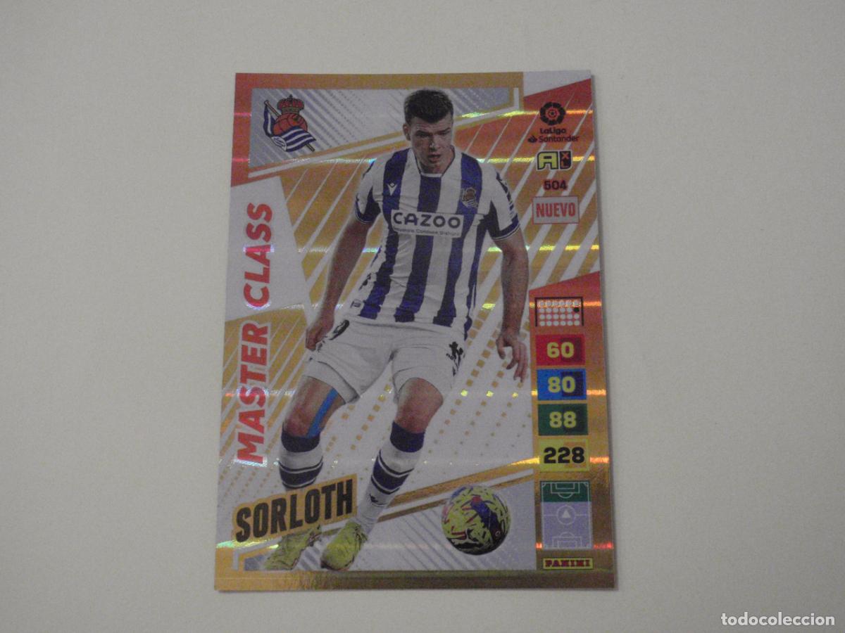 Figurine di Calcio: 504 SORLOTH Real Sociedad NUEVO MASTER CLASS. Trading card LIGA Adrenalyn 2022 2023 Panini 22 23