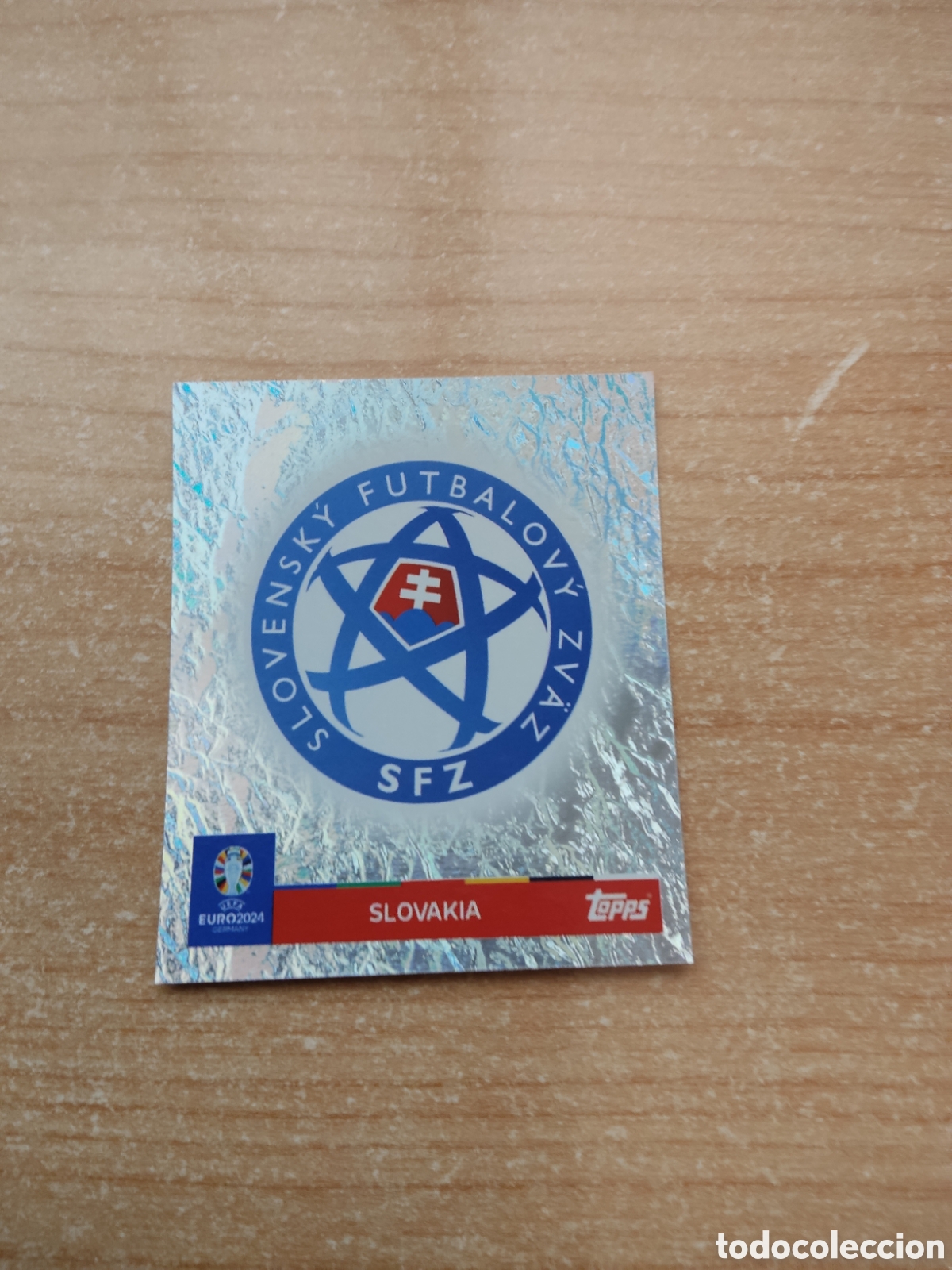 Figurine di Calcio: 1 ESCUDO ESLOVAQUIA EURO 2024 TOPPS