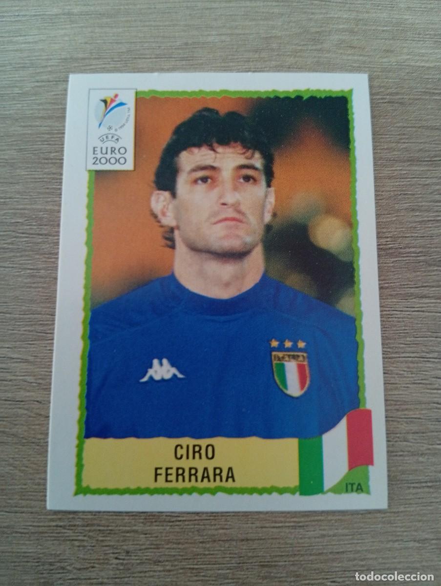 Figurine di Calcio: CIRO FERRARA 173 ITALIA EURO EUROCOPA 2000 00 PANINI NUNCA PEGADO SIN PEGAR