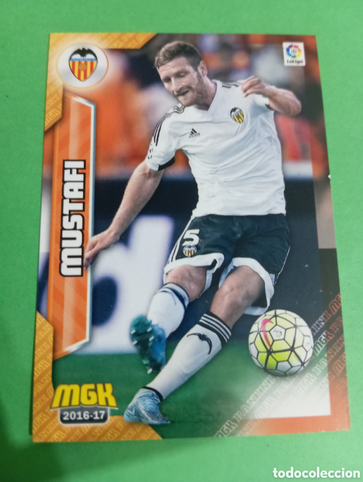 Cromos de Futebol: Mustafi Valencia n&deg;492 / PANINI MEGACRACKS 2016/2017