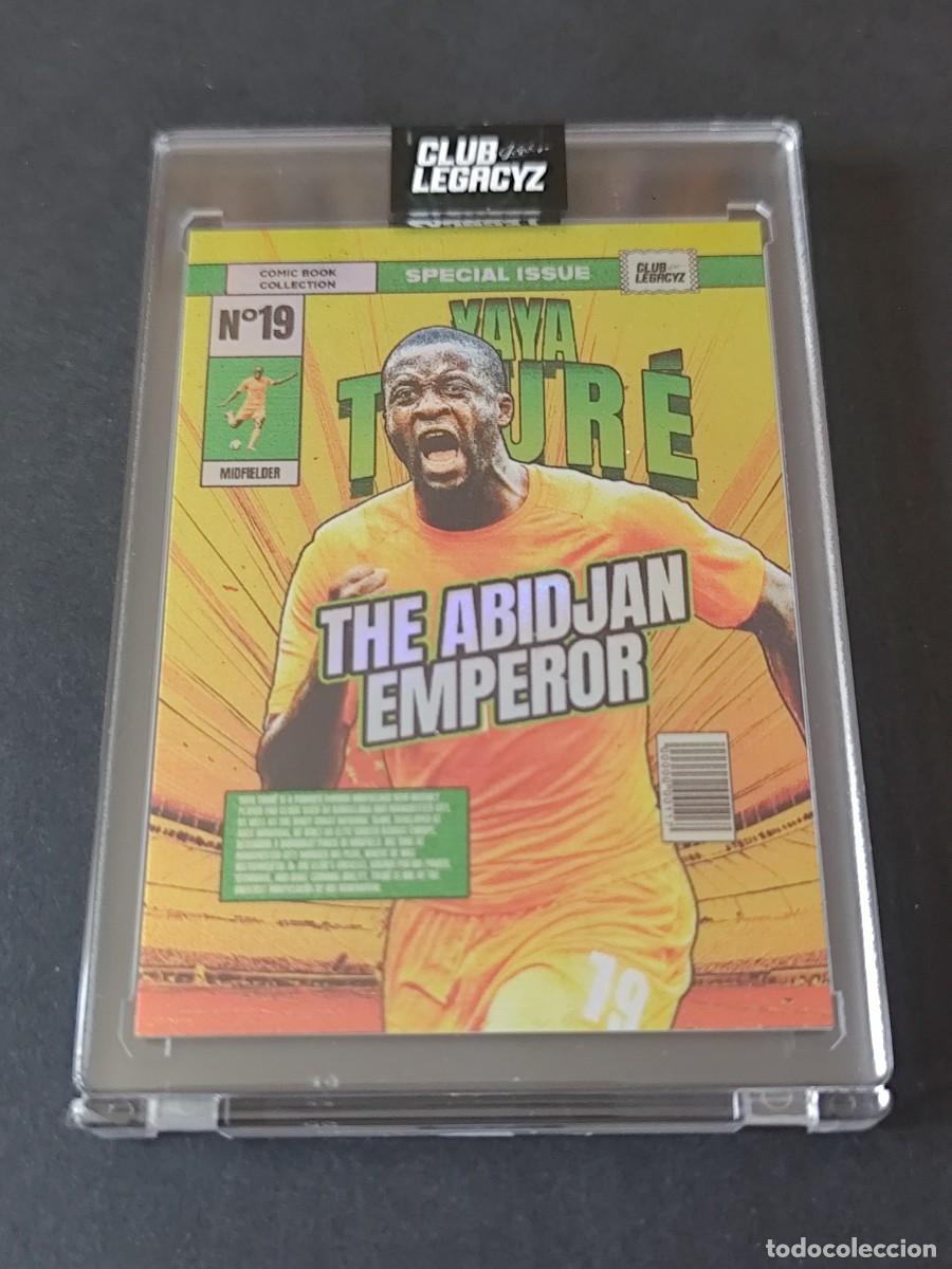Cromos de f&uacute;tbol: YAYA TOUR&Eacute; /100 CLUB LEGACYZ COMIC BOOK CLASSIC EDITION 2026 BARCELONA MANCHESTER CITY COSTA MARFIL