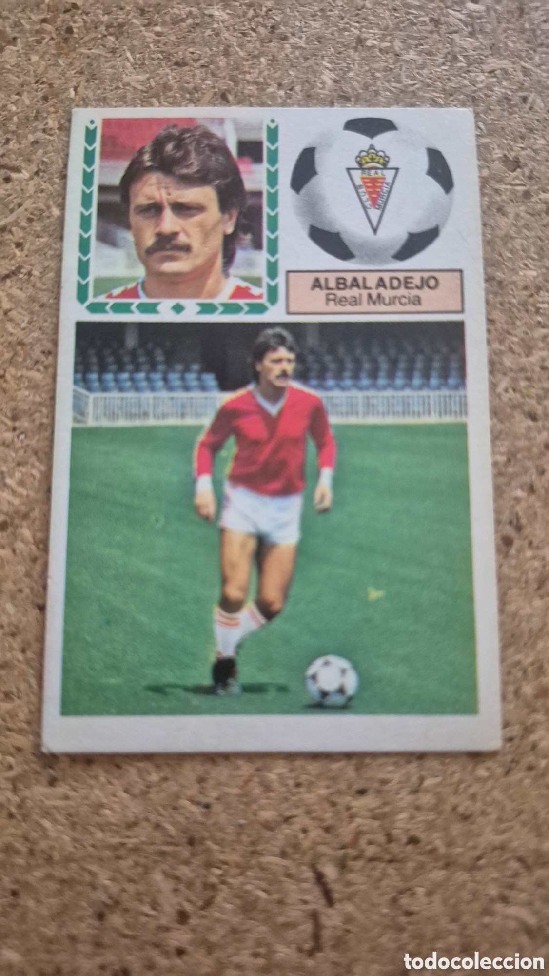 Cromos de f&uacute;tbol: Fichaje 2 Albaladejo (Murcia) Versi&oacute;n Liga 83-84 ESTE. Nunca pegado, sin pegar