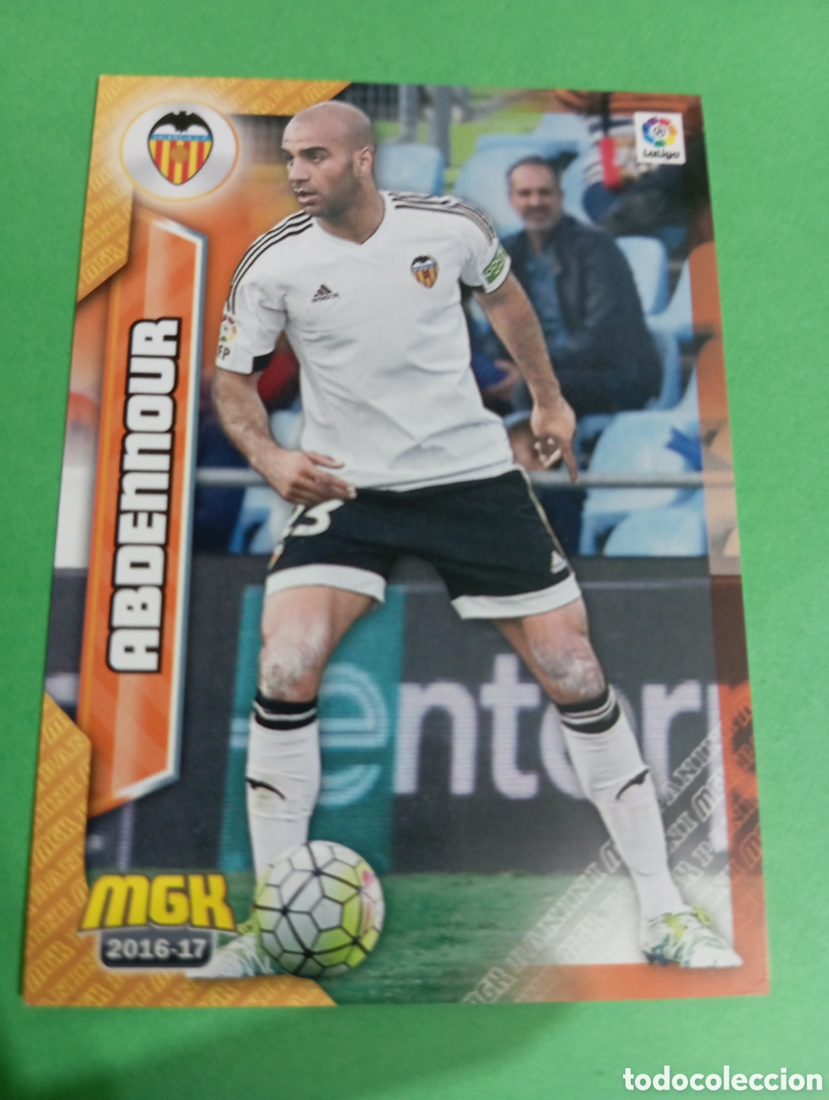 Cromos de f&uacute;tbol: Abdennour Valencia n&deg;493 / PANINI MEGACRACKS 2016/2017