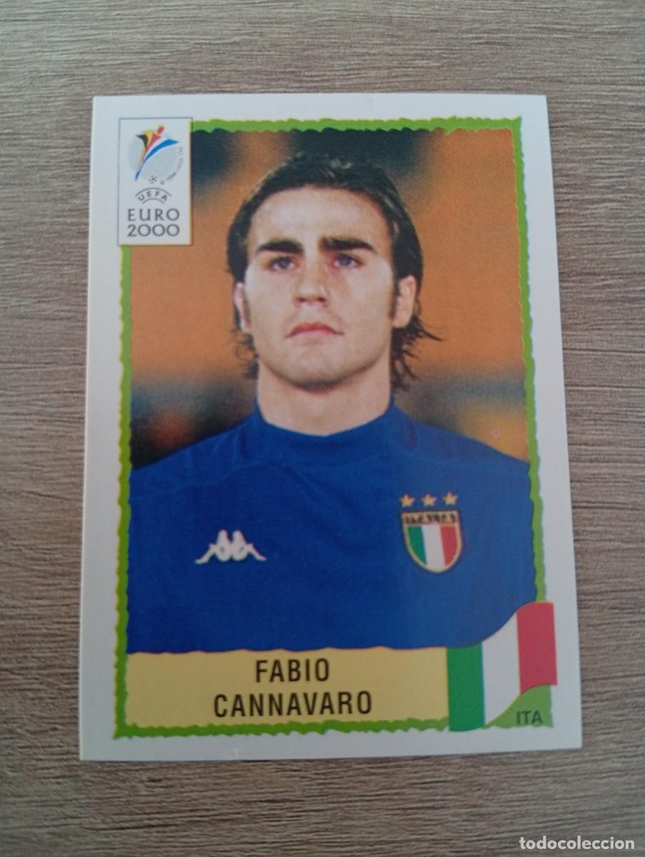 Cromos de f&uacute;tbol: FABIO CANNAVARO 169 ITALIA EURO EUROCOPA 2000 00 PANINI NUNCA PEGADO SIN PEGAR