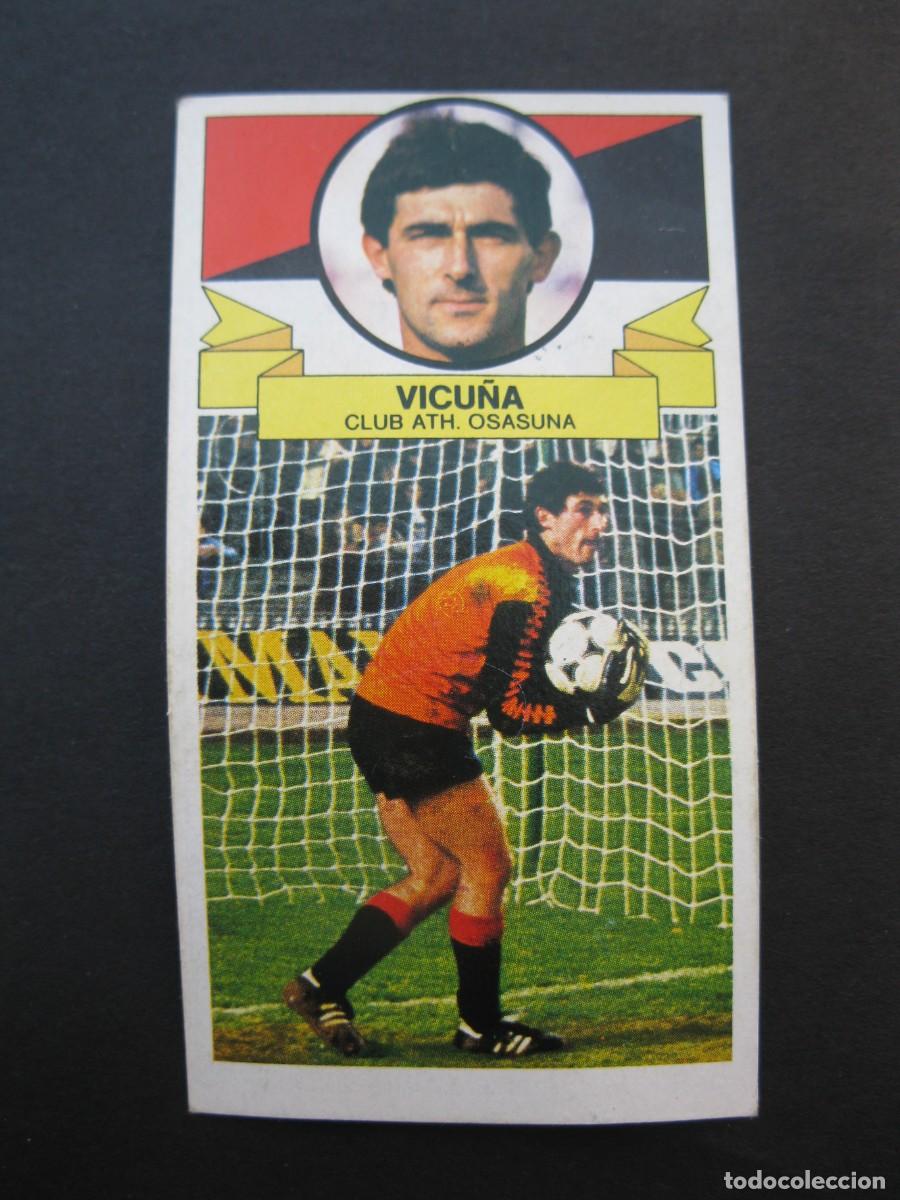 Cromos de f&uacute;tbol: VICU&Ntilde;A (C. AT. OSASUNA) - CAMPEONATO DE LIGA 85/86 - EDICIONES ESTE.