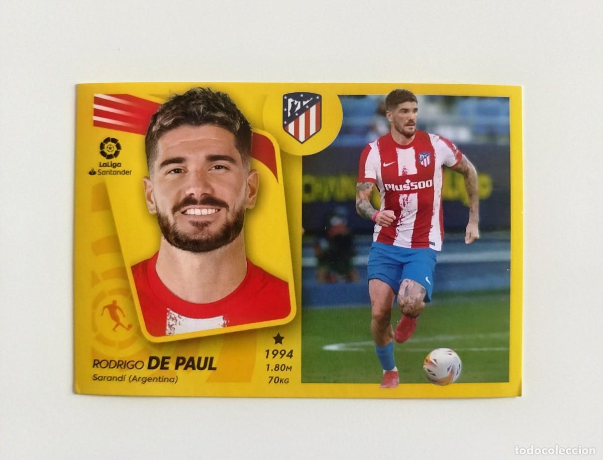 Cromos de f&uacute;tbol: De Paul &Uacute;LTIMOS FICHAJES 28 SIN PEGAR Atl&eacute;tico de Madrid Liga Ediciones Este 21 22 / 2021 2022