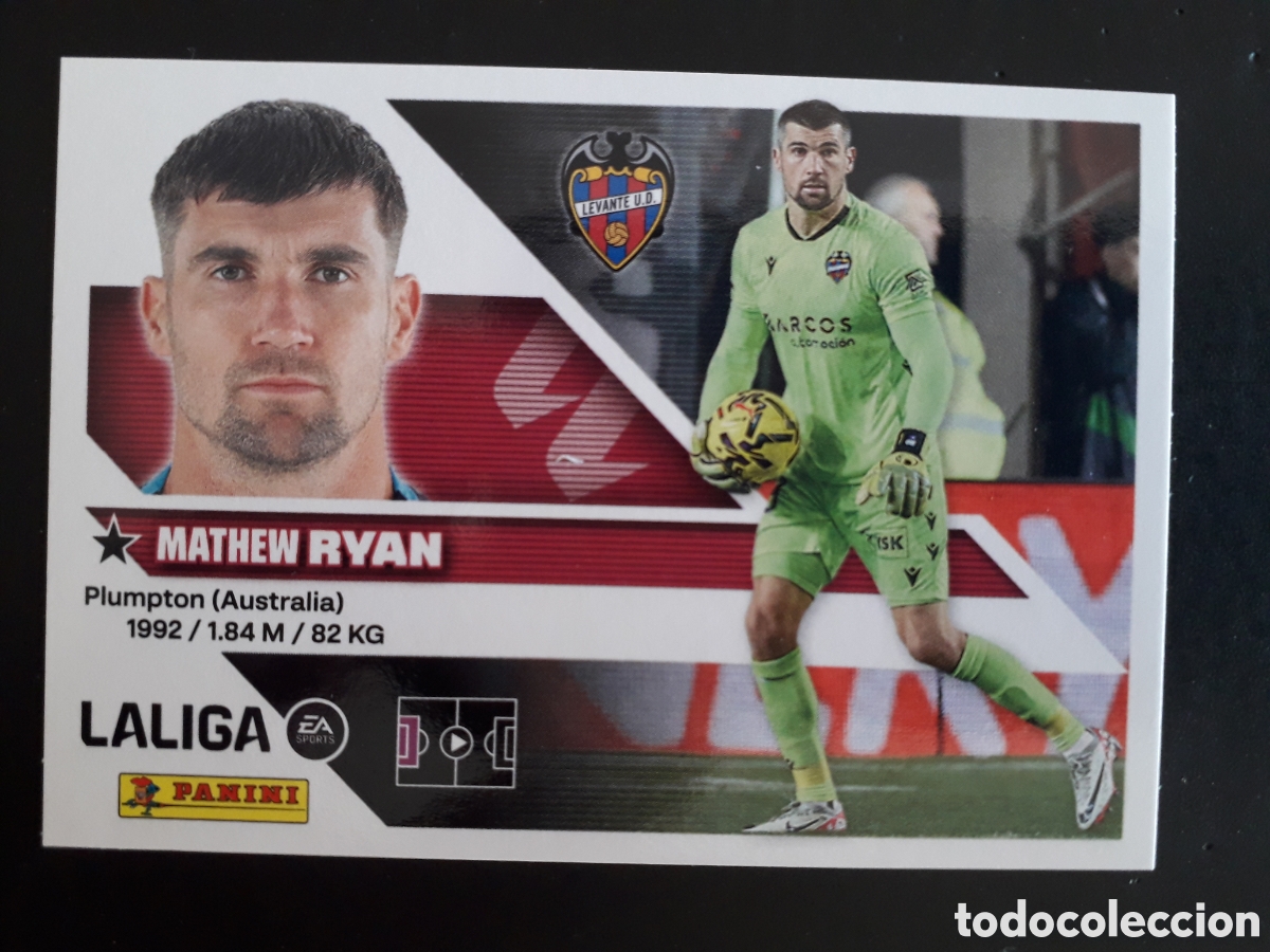 Cromos de f&uacute;tbol: RYAN LEVANTE N&deg; 3 ED ESTE 2026 2027 26 27 SIN PEGAR PEDIDO M&Iacute;NIMO 3&euro;.