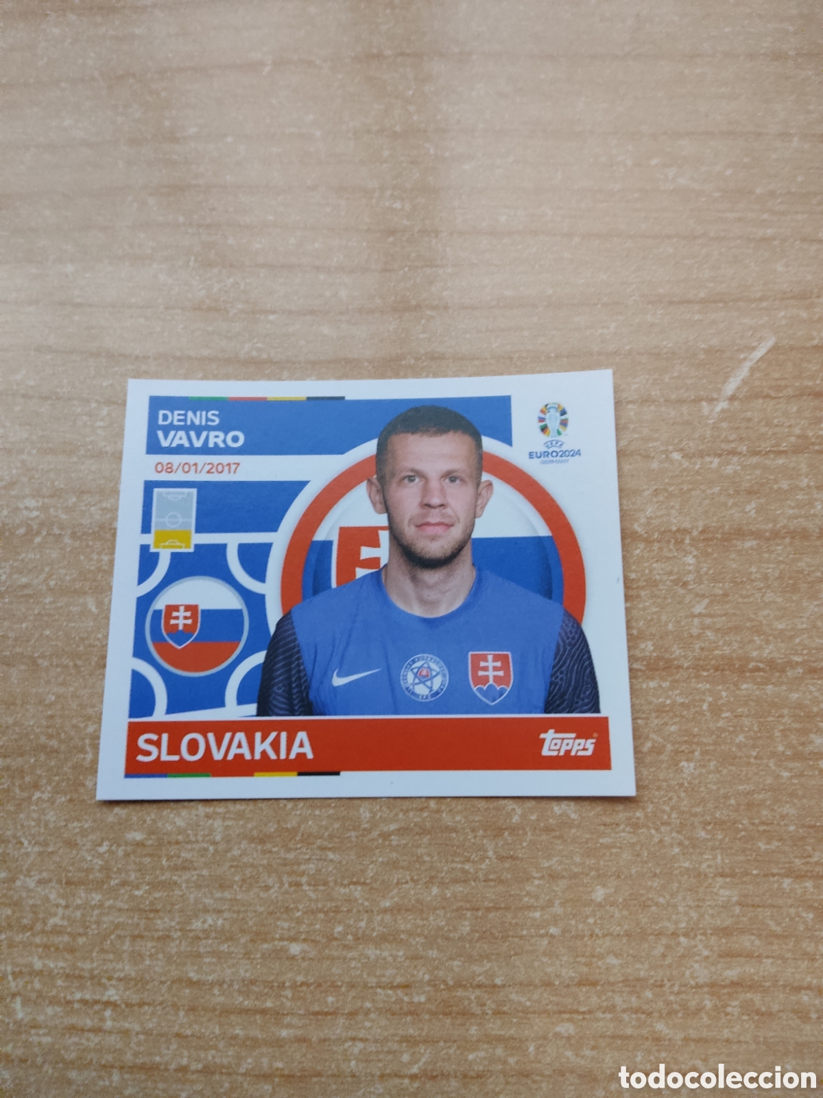 Cromos de f&uacute;tbol: 6 VAVRO ESLOVAQUIA EURO 2024 TOPPS