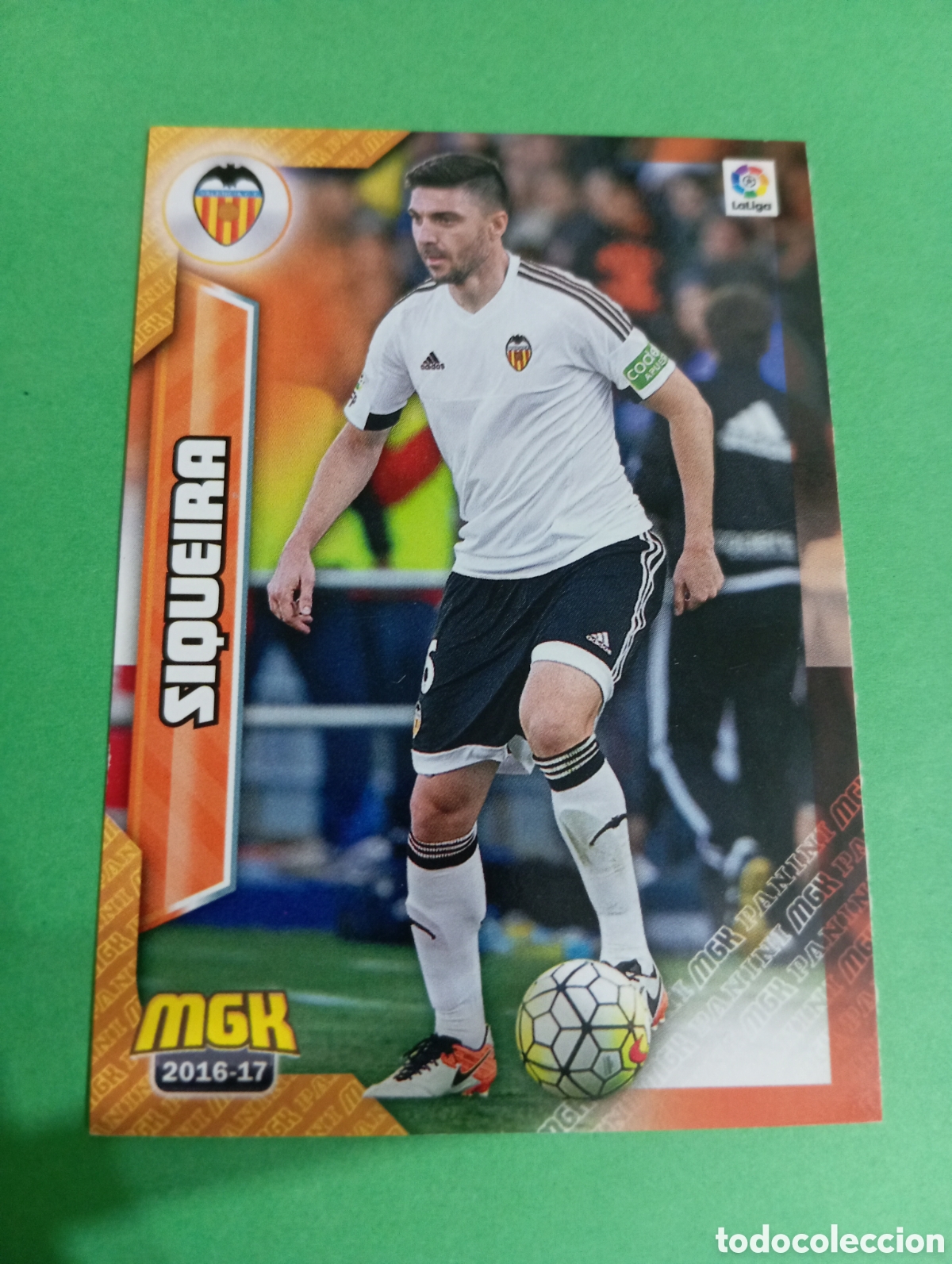 Cromos de f&uacute;tbol: Siqueira Valencia n&deg;496 / PANINI MEGACRACKS 2016/2017