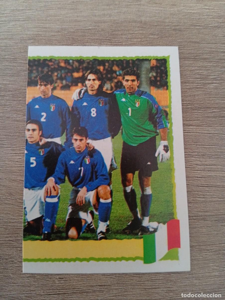 Cromos de f&uacute;tbol: ALINEACION ITALIA 166 EURO EUROCOPA 2000 00 PANINI NUNCA PEGADO SIN PEGAR