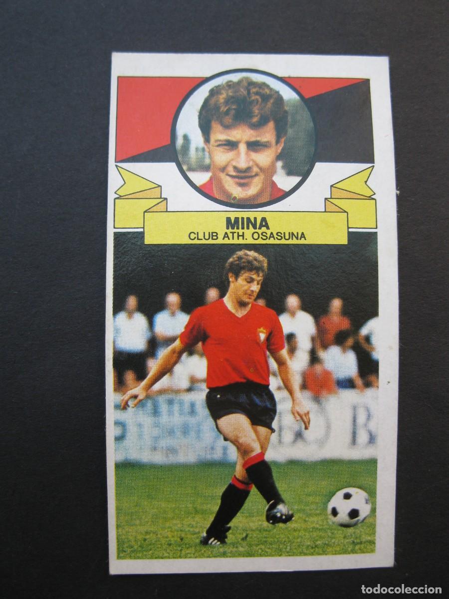 Football Stickers: MINA (C. AT. OSASUNA) - CAMPEONATO DE LIGA 85/86 - EDICIONES ESTE.
