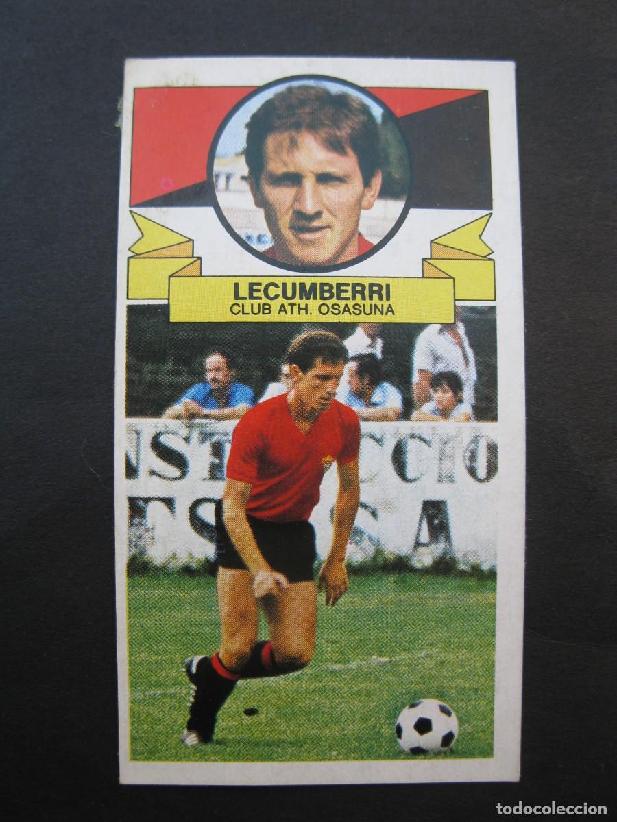 Cartes &agrave; collectionner de Football: LECUMBERRI (C. AT. OSASUNA) - CAMPEONATO DE LIGA 85/86 - EDICIONES ESTE.