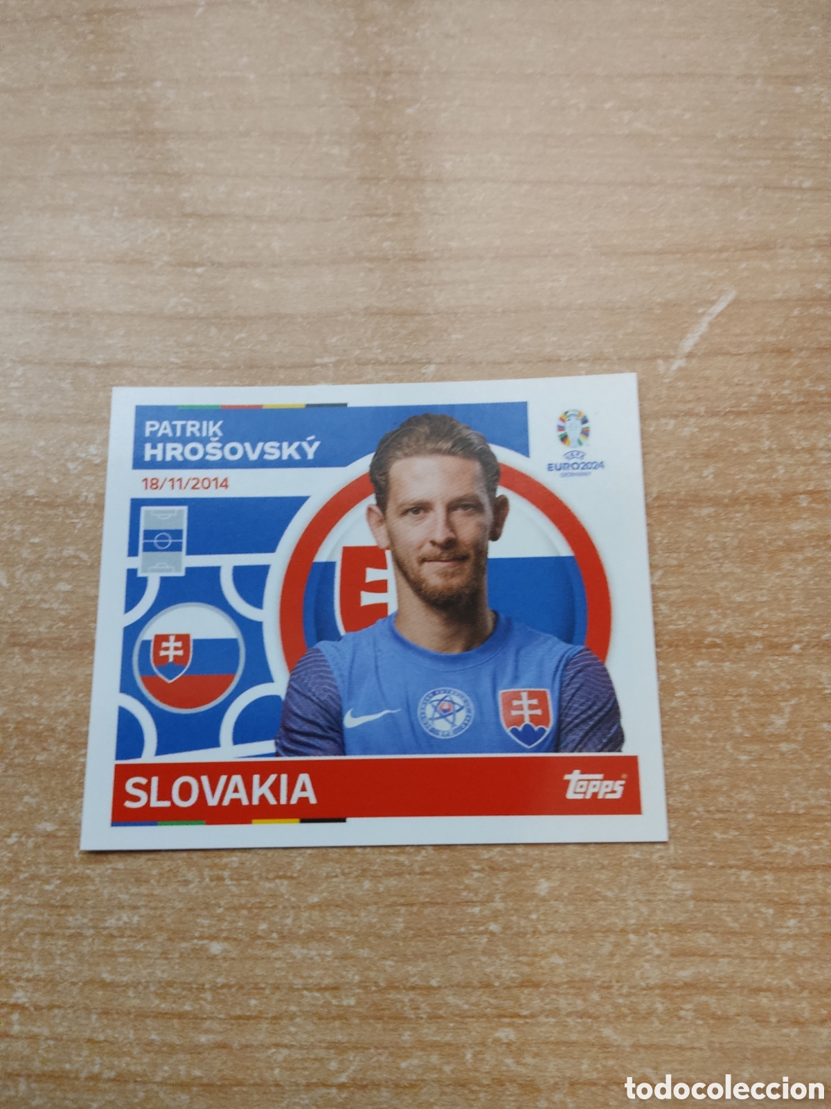Cartes &agrave; collectionner de Football: 10 HROSOVSKY ESLOVAQUIA EURO 2024 TOPPS