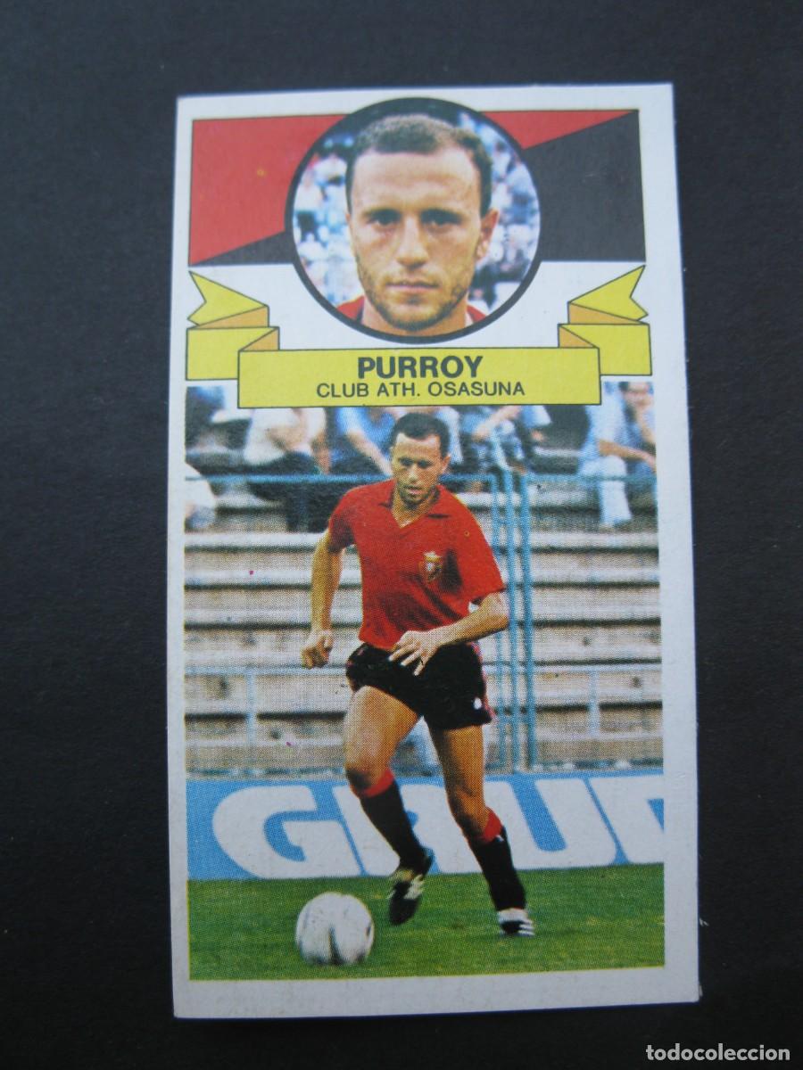 Figurine di Calcio: PURROY (C. AT. OSASUNA) - CAMPEONATO DE LIGA 85/86 - EDICIONES ESTE.