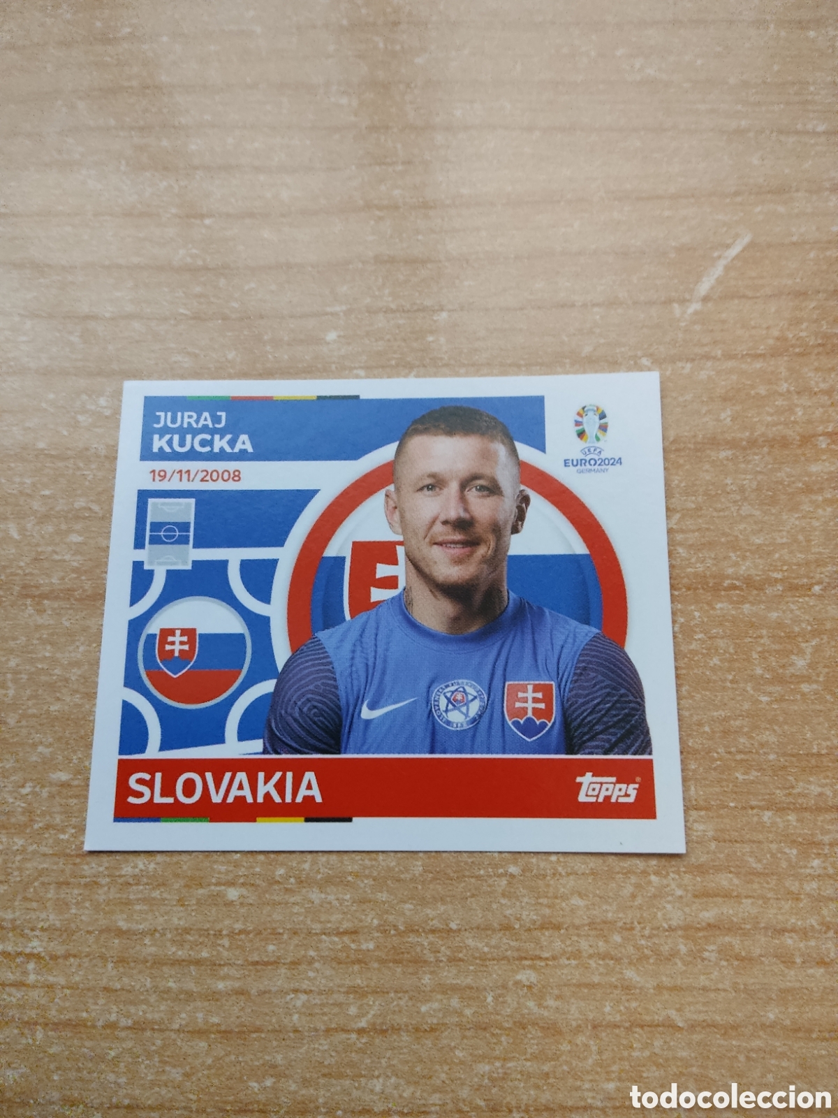 Figurine di Calcio: 12 KUCKA ESLOVAQUIA EURO 2024 TOPPS