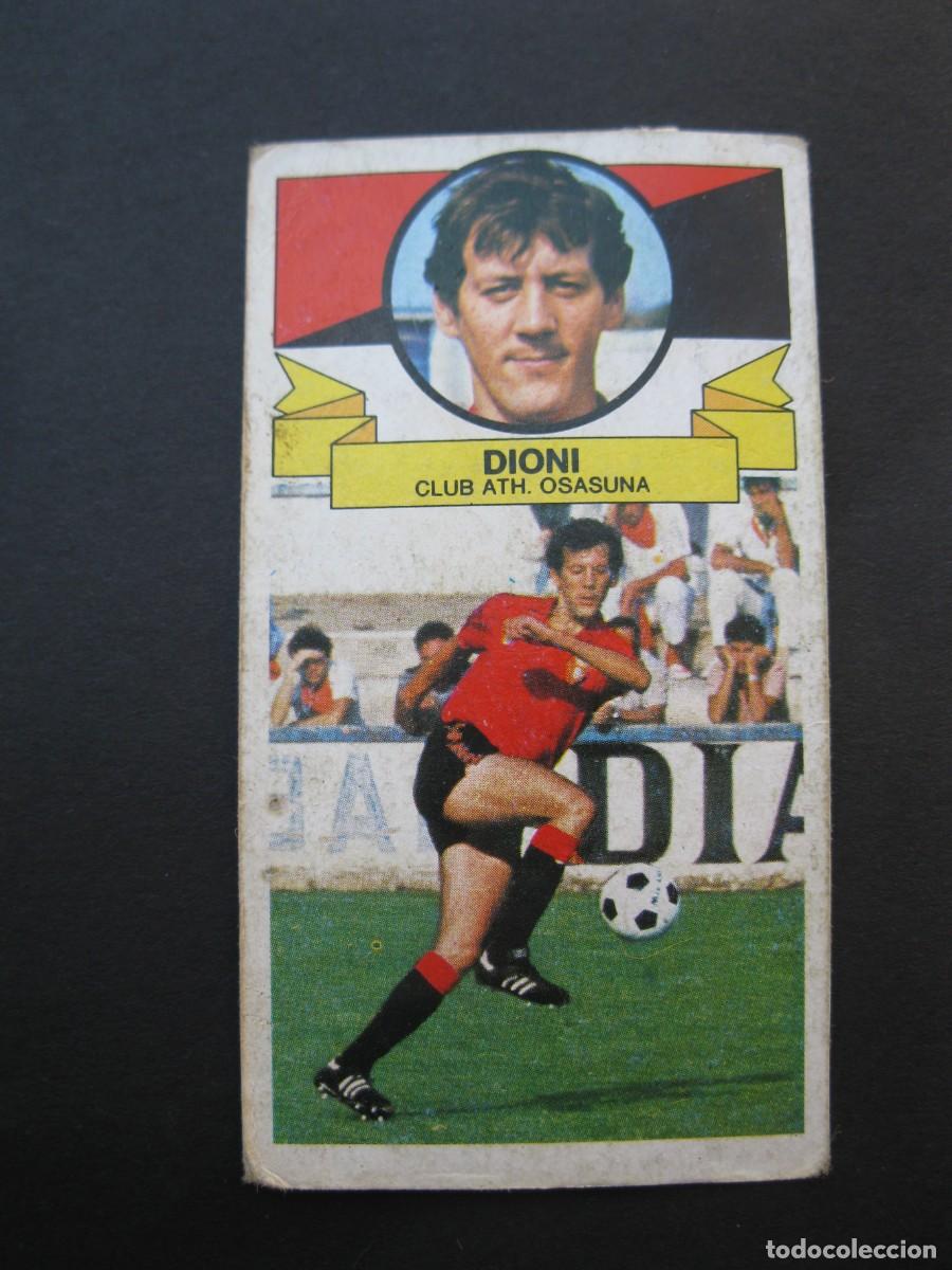 Figurine di Calcio: DIONI (C. AT. OSASUNA) - CAMPEONATO DE LIGA 85/86 - EDICIONES ESTE.