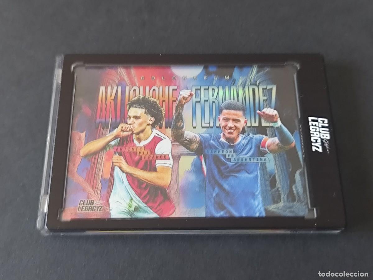 Cromos de f&uacute;tbol: ENZO FERN&Aacute;NDEZ MAGHNES AKLIOUCHE /50 CLUB LEGACYZ ARENA DUAL ARCHITECT PRIME EDITION 2026