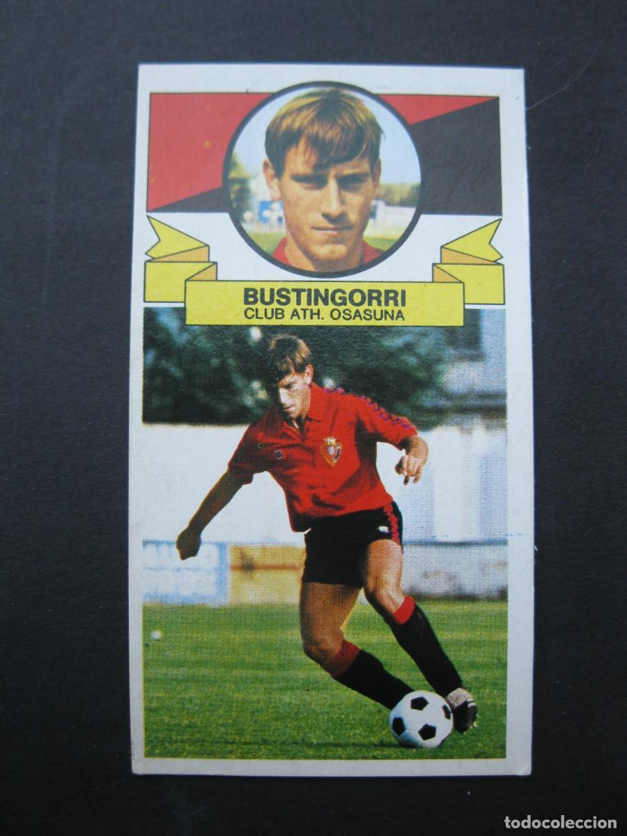 Cromos de f&uacute;tbol: BUSTINGORRI (C. AT. OSASUNA) - CAMPEONATO DE LIGA 85/86 - EDICIONES ESTE.