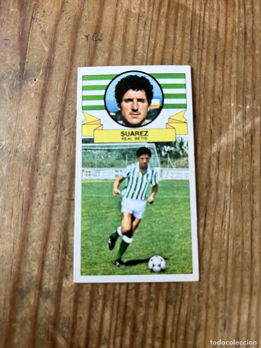 Cromos de f&uacute;tbol: CROMO SIN PEGAR NUNCA PEGADO ALBUM LIGA ESTE 85 86 1985 1986 REAL BETIS SUAREZ