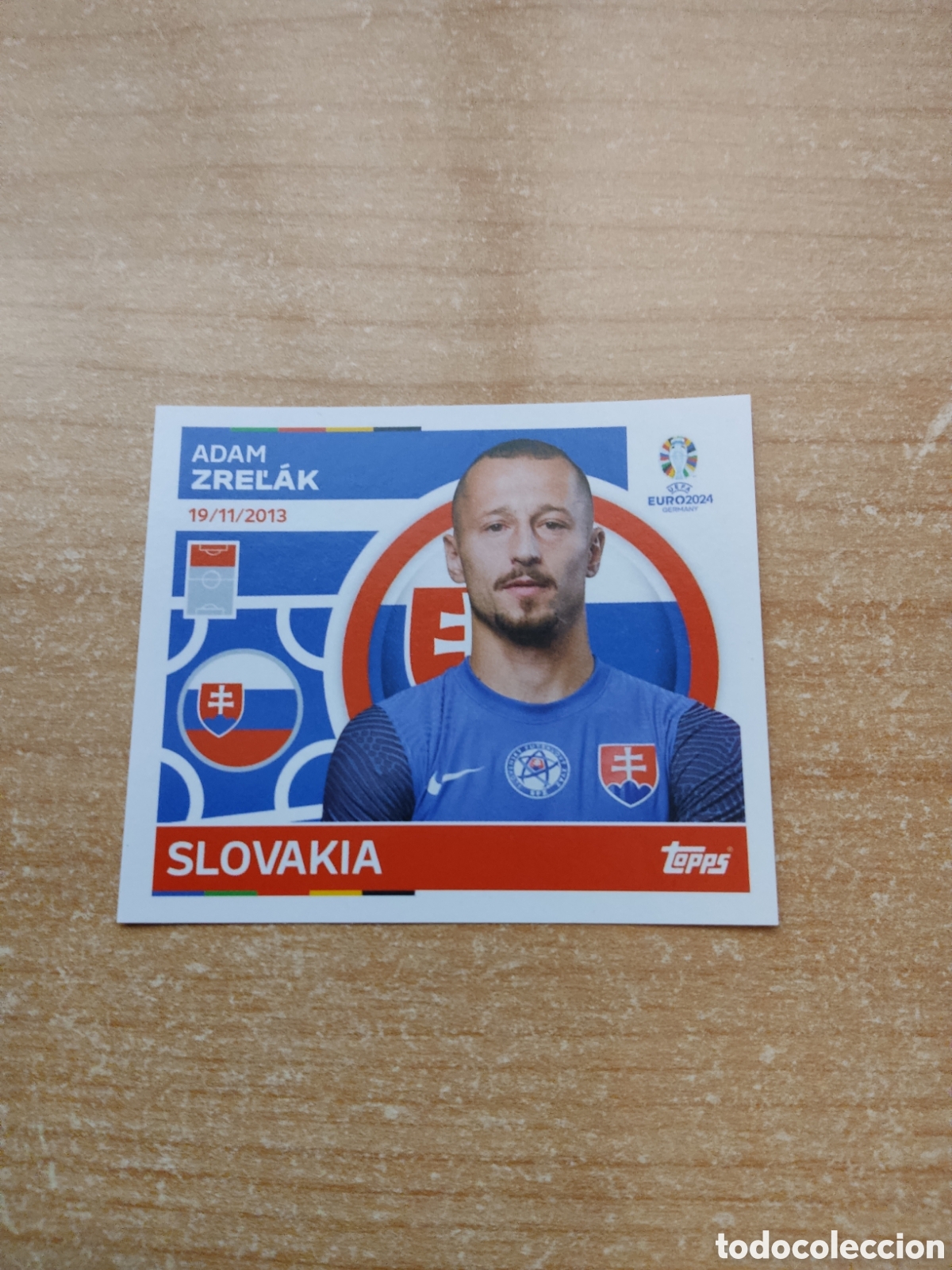 Cromos de f&uacute;tbol: 18 ZRELAK ESLOVAQUIA EURO 2024 TOPPS