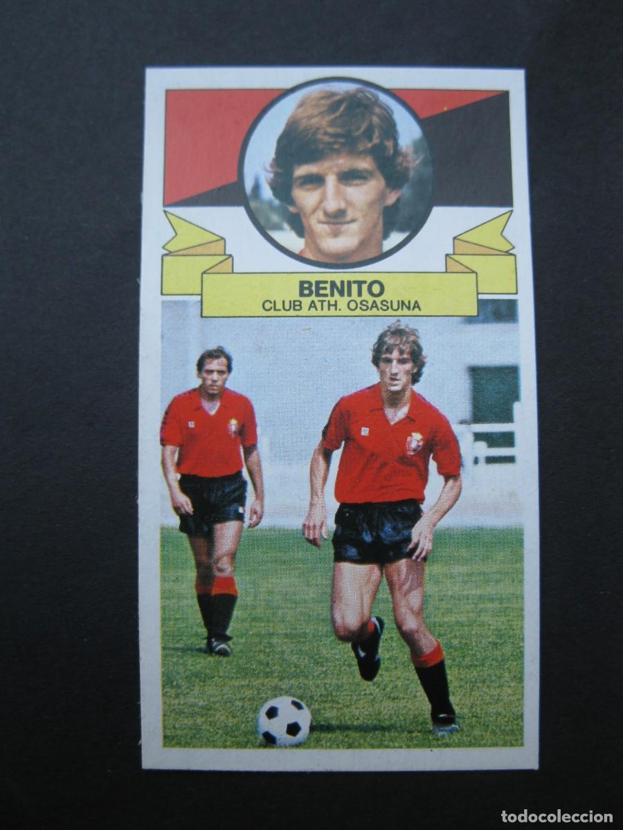 Cromos de f&uacute;tbol: BENITO (C. AT. OSASUNA) - CAMPEONATO DE LIGA 85/86 - EDICIONES ESTE.