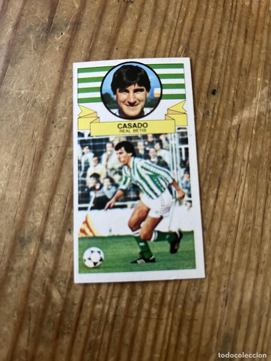 Cromos de f&uacute;tbol: CROMO SIN PEGAR NUNCA PEGADO ALBUM LIGA ESTE 85 86 1985 1986 REAL BETIS CASADO