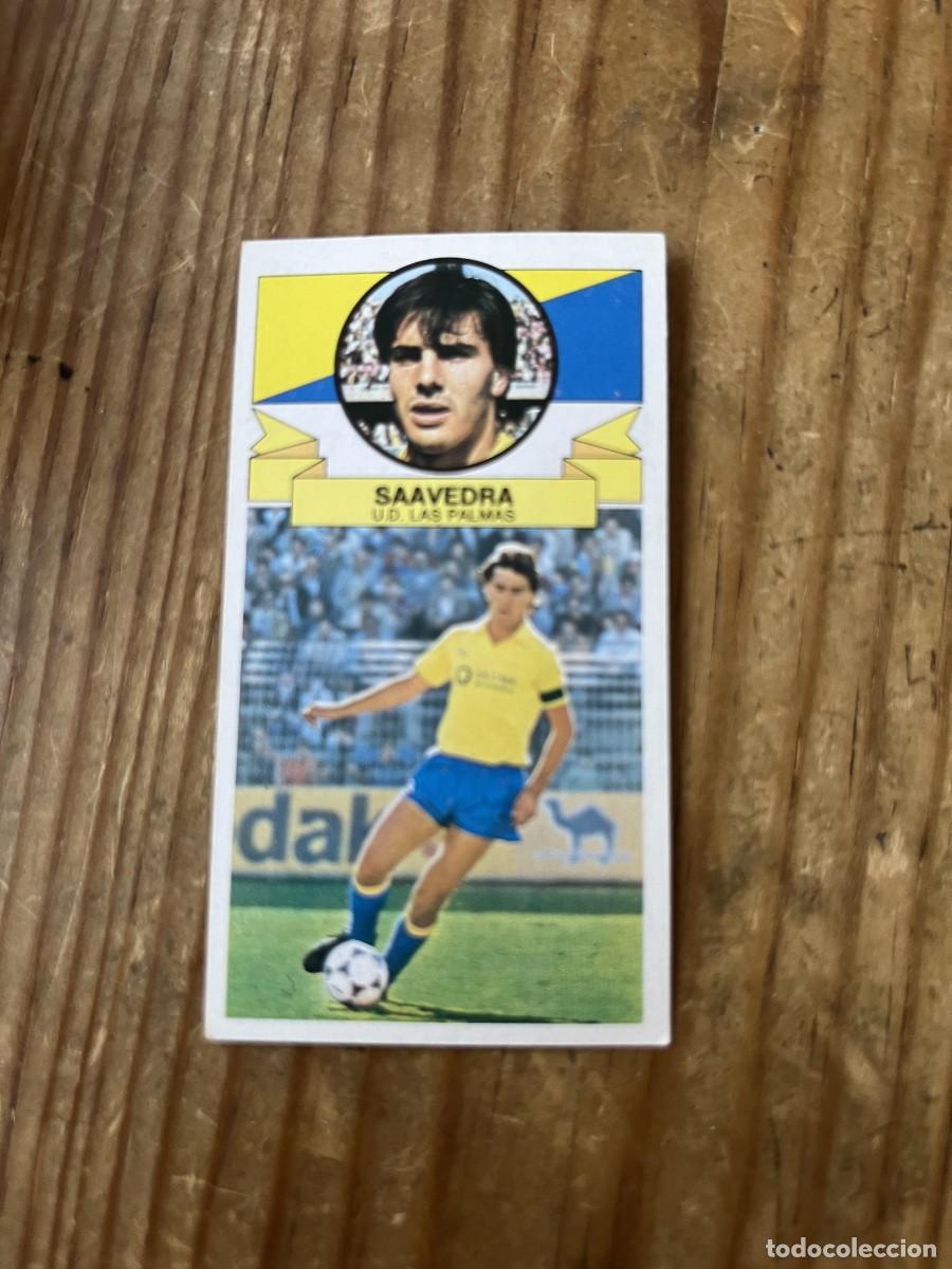 Cromos de f&uacute;tbol: CROMO SIN PEGAR NUNCA PEGADO ALBUM LIGA ESTE 85 86 1985 1986 LAS PALMAS SAAVEDRA