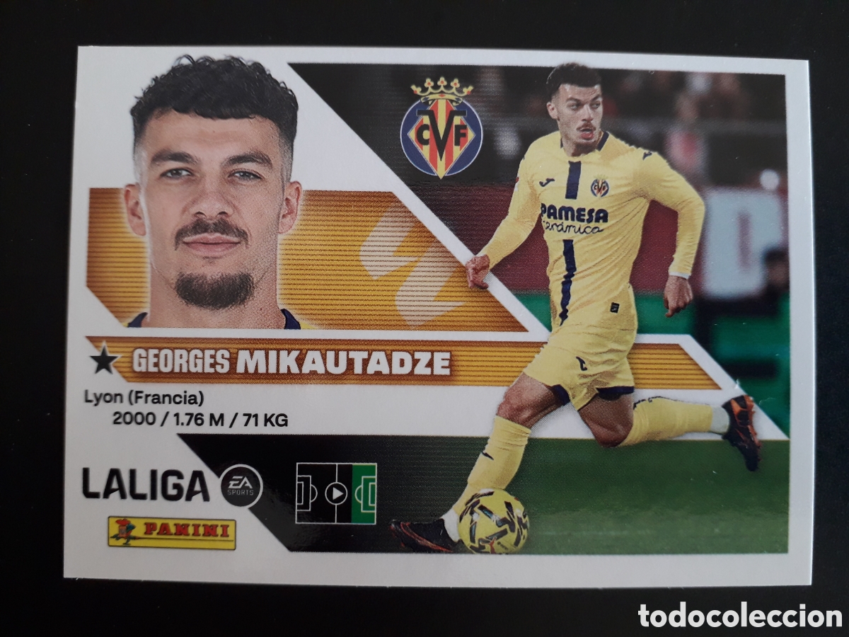 Cromos de f&uacute;tbol: MIKAUTADZE VILLARREAL N&deg; 19 ED ESTE 2026 2027 26 27 SIN PEGAR PEDIDO M&Iacute;NIMO 3&euro;