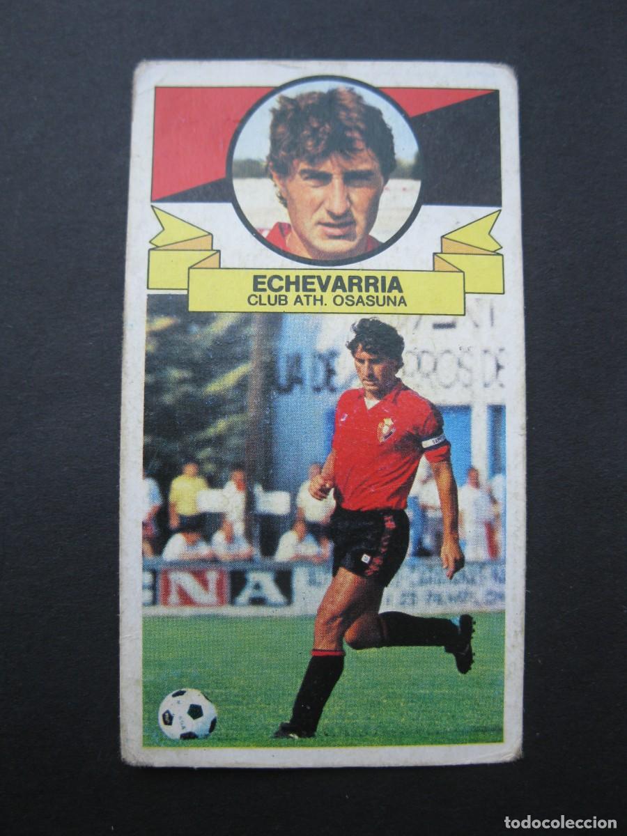 Cromos de f&uacute;tbol: ECHEVARR&Iacute;A (C. AT. OSASUNA) - CAMPEONATO DE LIGA 85/86 - EDICIONES ESTE.