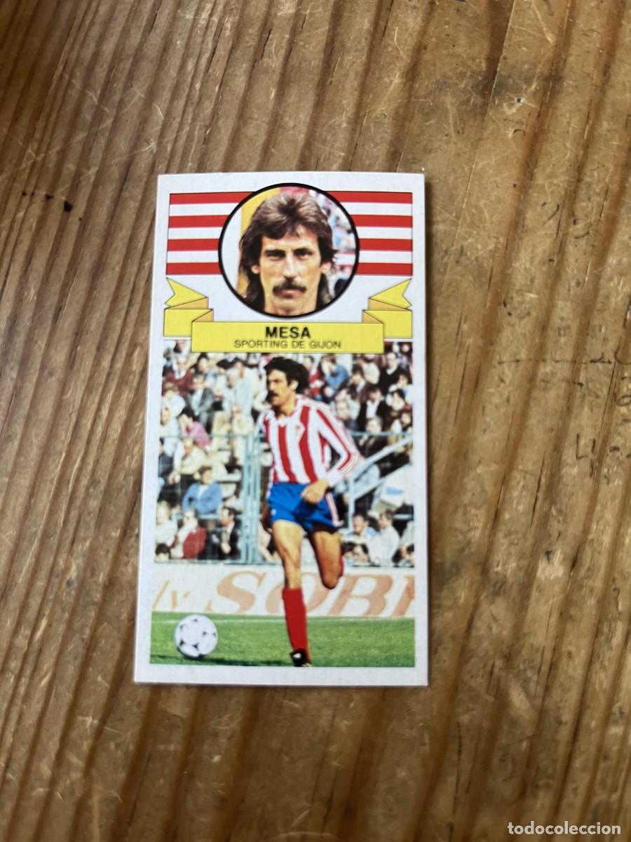 Cartes &agrave; collectionner de Football: CROMO SIN PEGAR NUNCA PEGADO ALBUM LIGA ESTE 85 86 1985 1986 SPORTING GIJON MESA