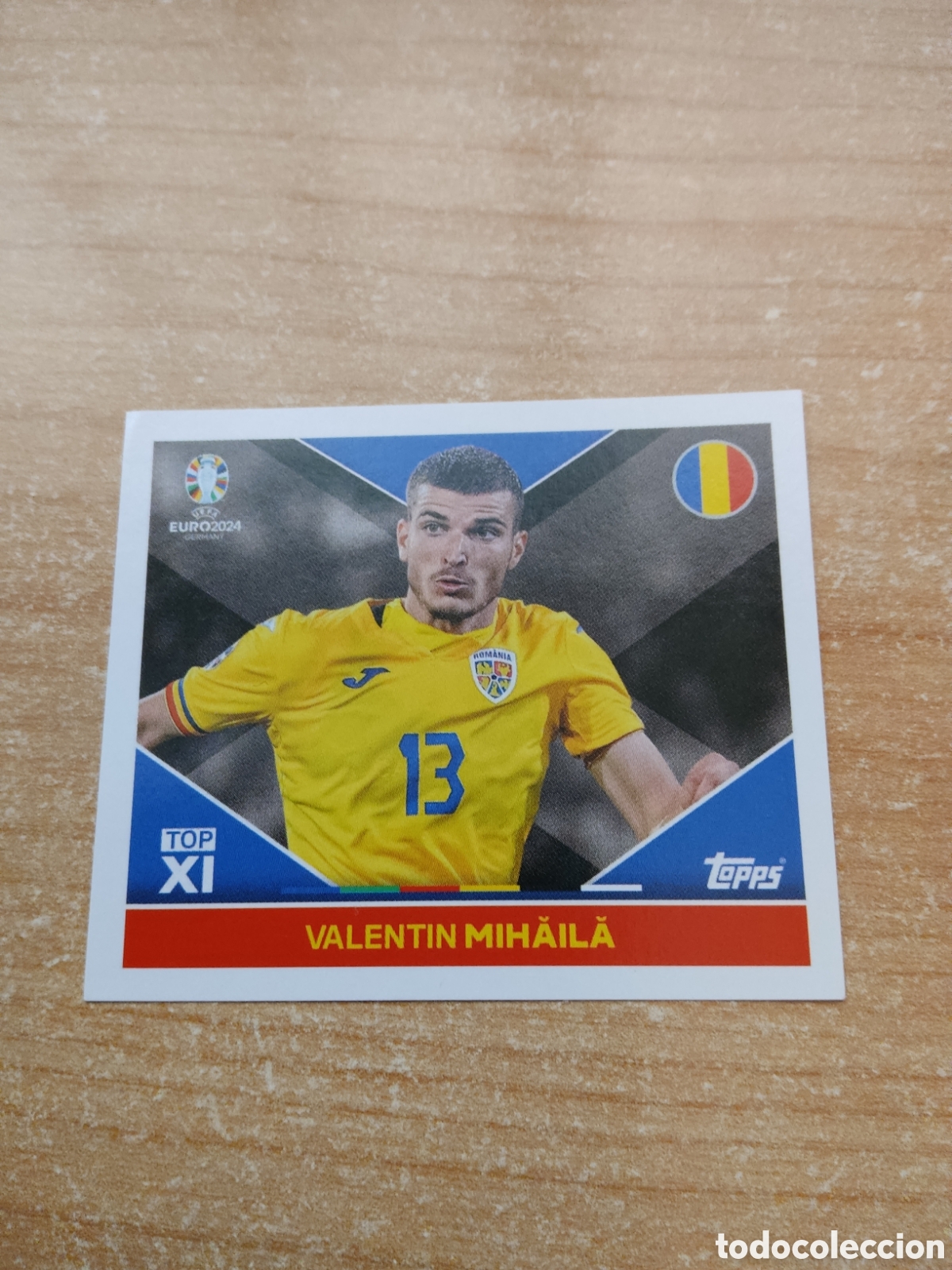 Cartes &agrave; collectionner de Football: TOP1 MIHAILA RUMANIA TOP XI EURO 2024 TOPPS