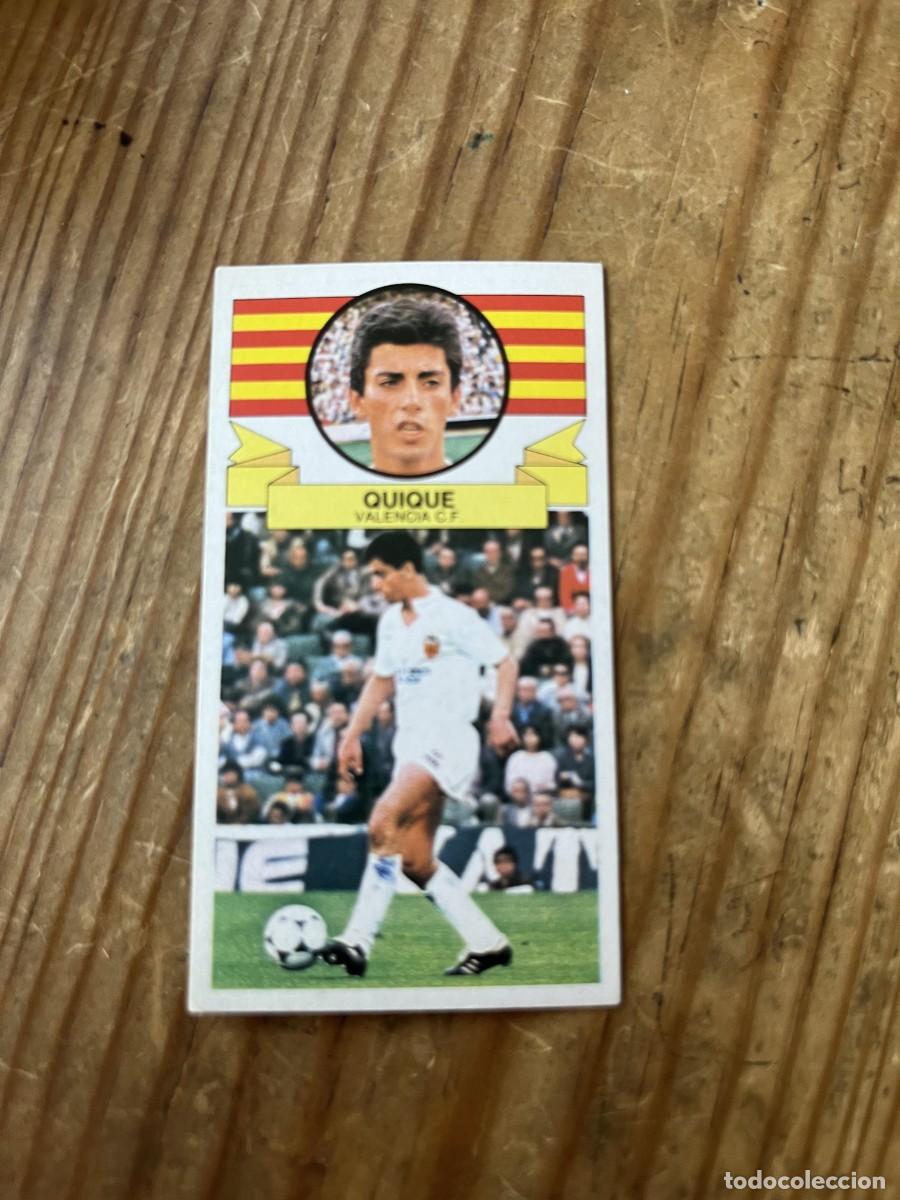 Cartes &agrave; collectionner de Football: CROMO SIN PEGAR NUNCA PEGADO ALBUM LIGA ESTE 85 86 1985 1986 VALENCIA QUIQUE