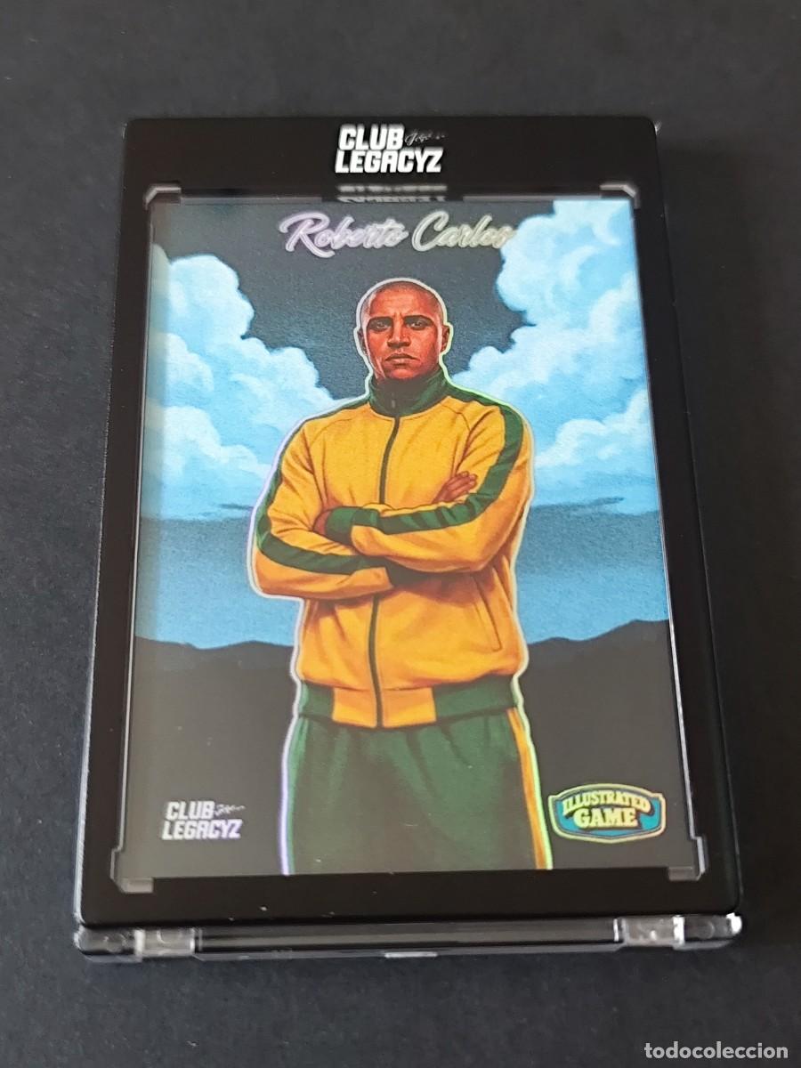 Cartes &agrave; collectionner de Football: ROBERTO CARLOS /10 CLUB LEGACYZ ILLUSTRATED GAME ICONIC EDITION 2026 REAL MADRID BRASIL
