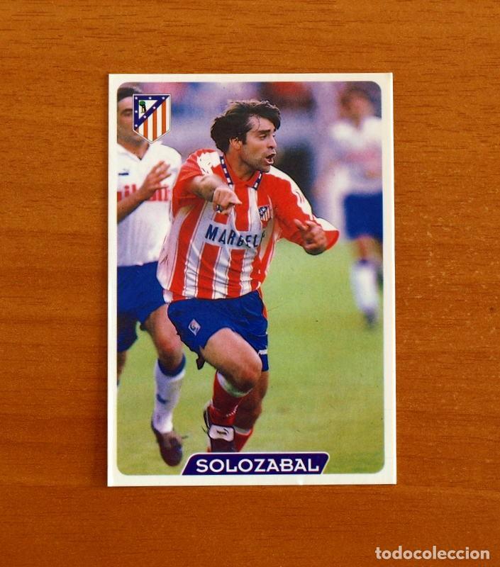 Cartes &agrave; collectionner de Football: Atl&eacute;tico de Madrid - N&ordm; 242 Solozabal -Las Fichas de la Liga 95-96-1995-1996 Mundicromo