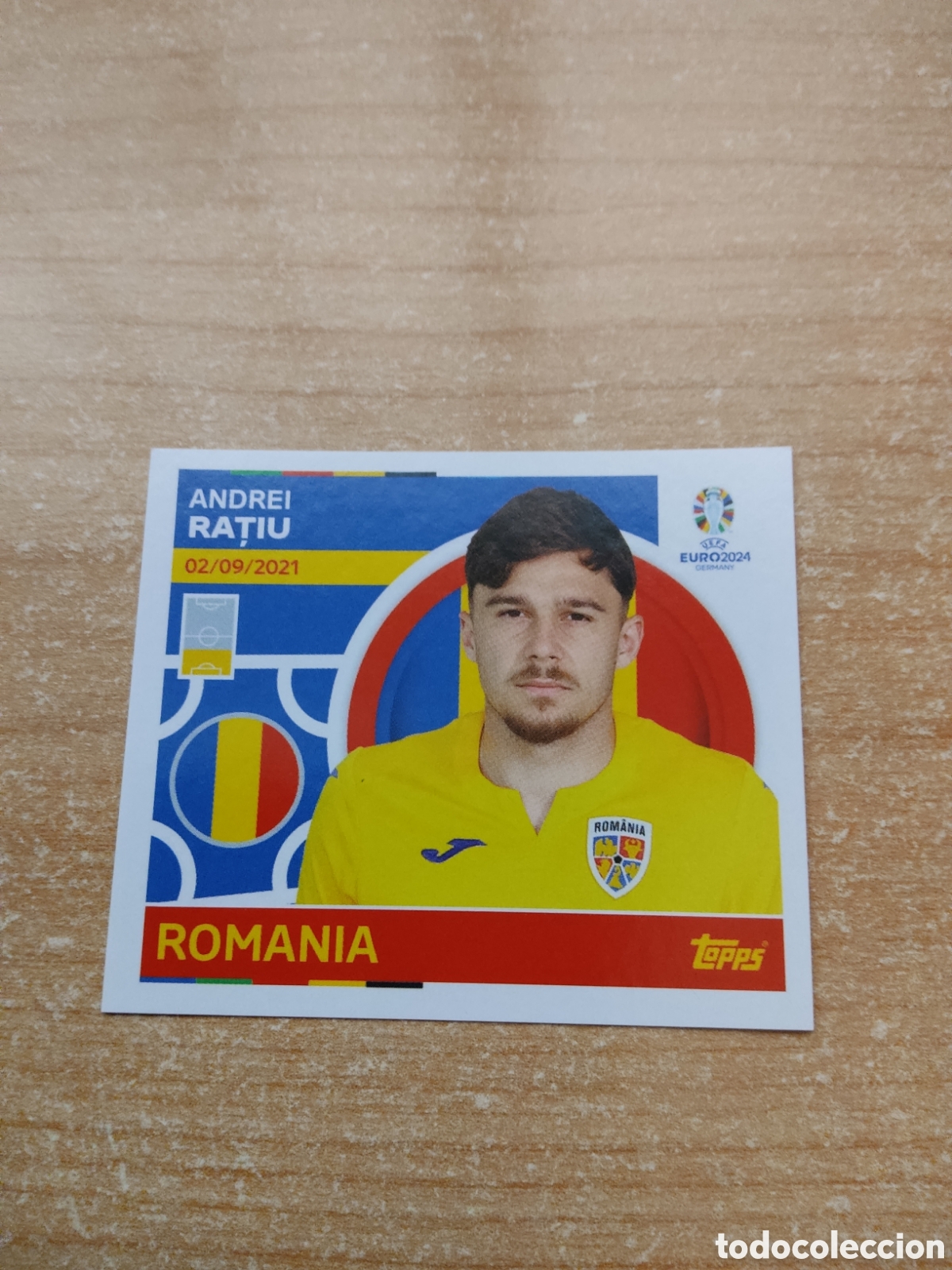 Cartes &agrave; collectionner de Football: 5 RATIU RUMANIA EURO 2024 TOPPS