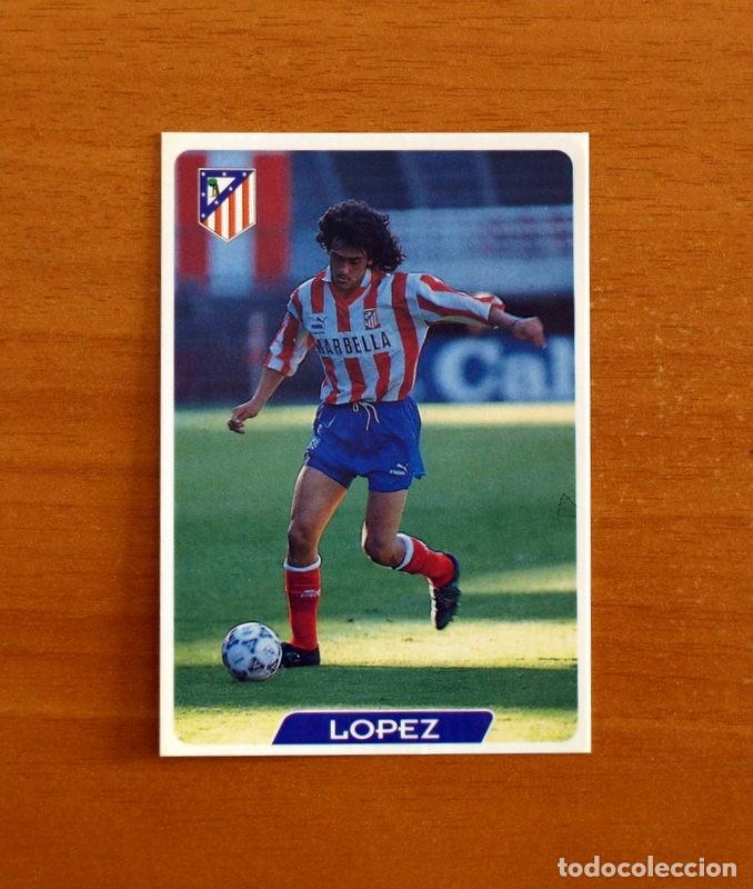 Cartes &agrave; collectionner de Football: Atl&eacute;tico de Madrid - N&ordm; 243 L&oacute;pez -Las Fichas de la Liga 95-96-1995-1996 Mundicromo