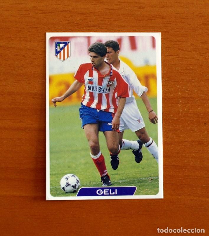 Football Stickers: Atl&eacute;tico de Madrid - N&ordm; 244 Geli -Las Fichas de la Liga 95-96-1995-1996 Mundicromo