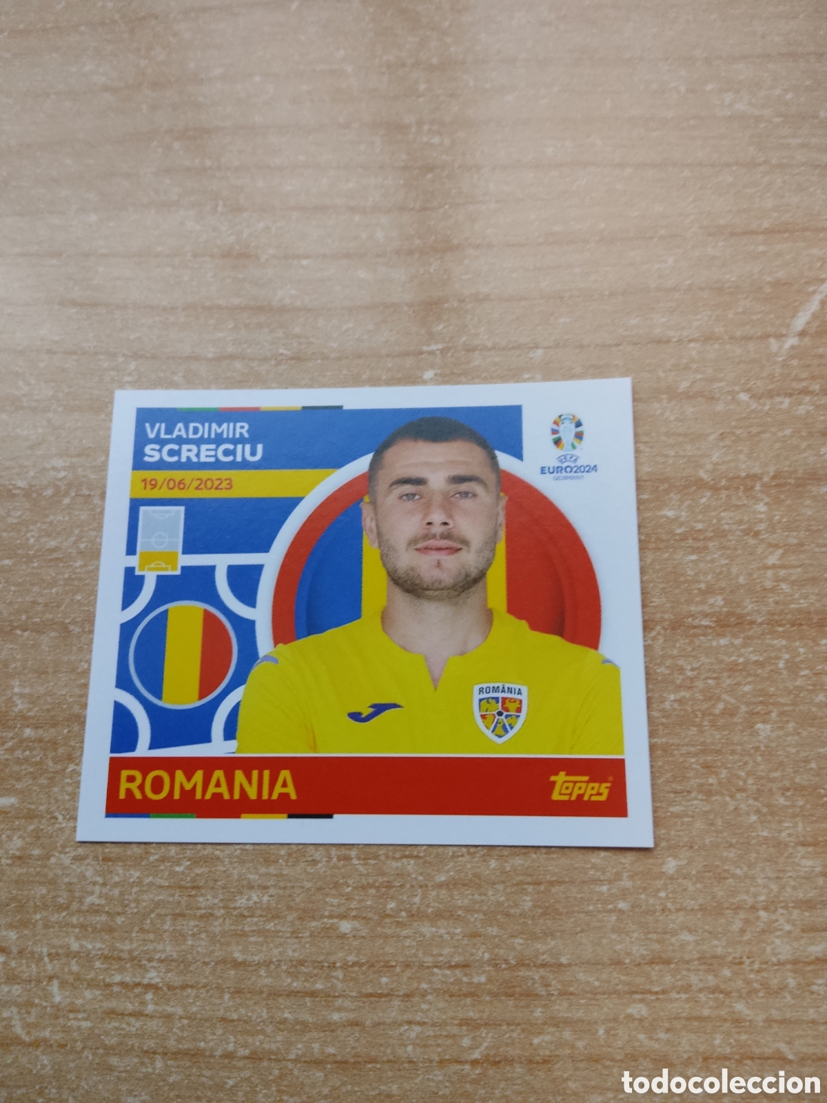 Football Stickers: 8 SCRECIU RUMANIA EURO 2024 TOPPS