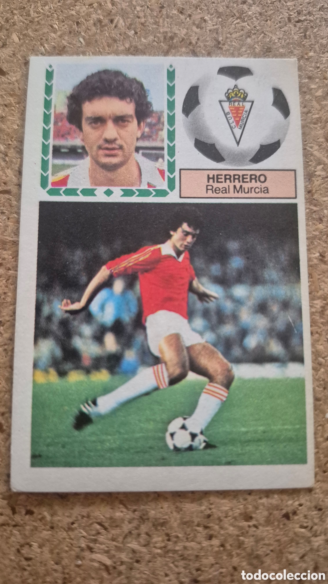 Cartes &agrave; collectionner de Football: Cromo fichaje 11 Herrero Murcia liga este 83 84 1983 1984