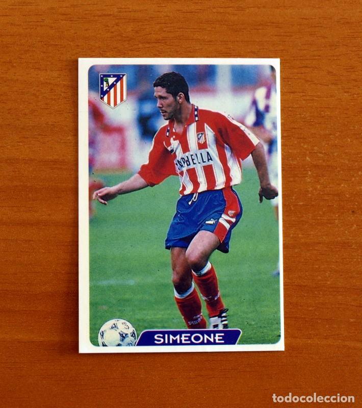 Cartes &agrave; collectionner de Football: Atl&eacute;tico de Madrid - N&ordm; 247 Simeone -Las Fichas de la Liga 95-96-1995-1996 Mundicromo