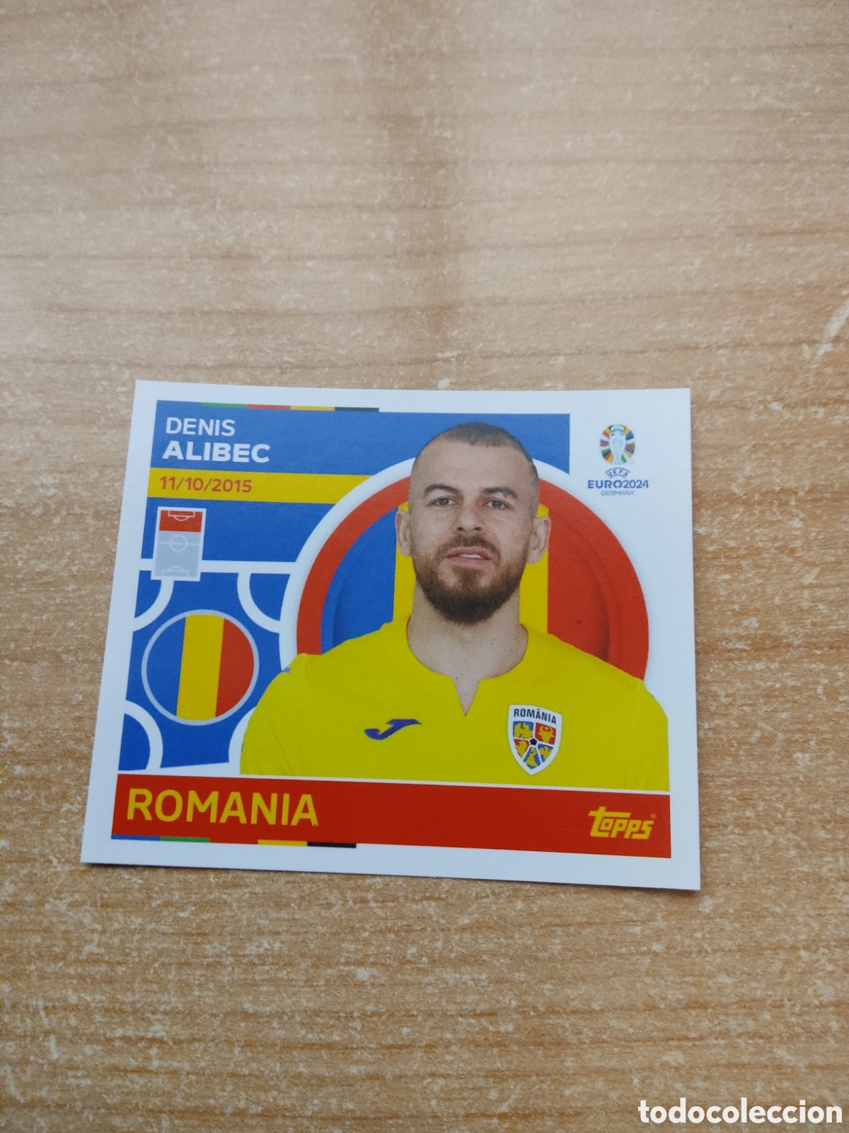 Fu&szlig;ball-Sticker: 19 ALIBEC RUMANIA EURO 2024 TOPPS